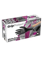 GripProtect Nitrile Gloves Grip Protect Black 5 MIL
