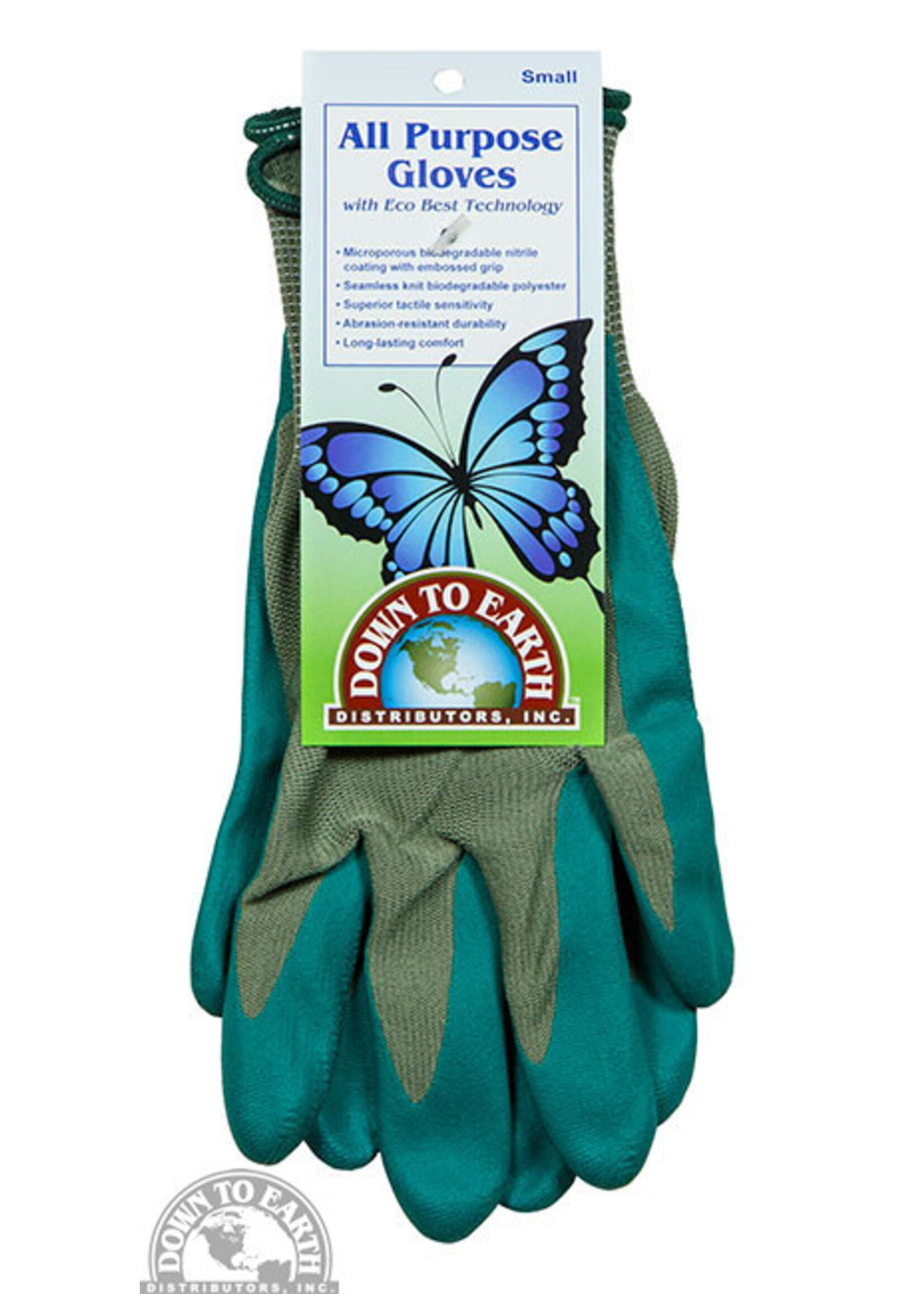 Down To Earth Ecobest All Purpose Bio Glove Nitrile Coated Pair