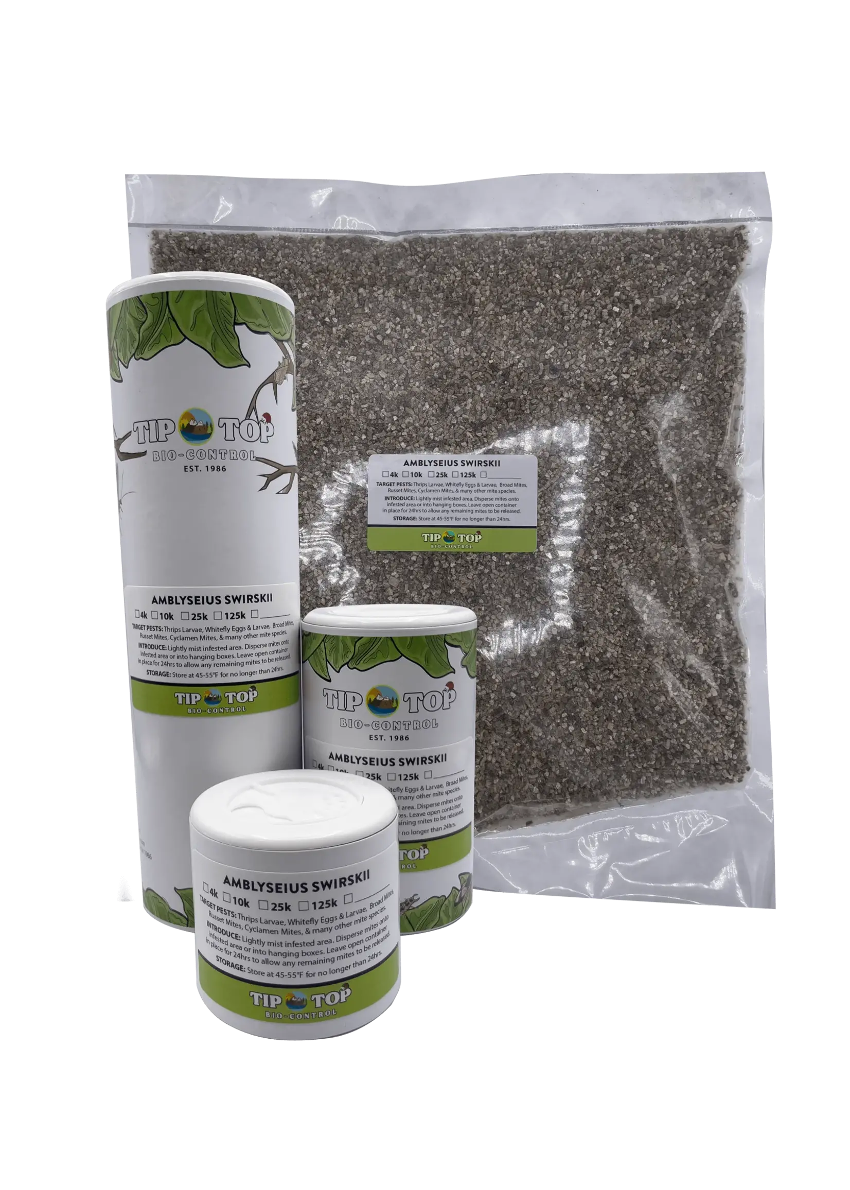 Tip Top Bio-Control Amblyseius swirskii - Affordable Generalist with Short Reproductive Cycle