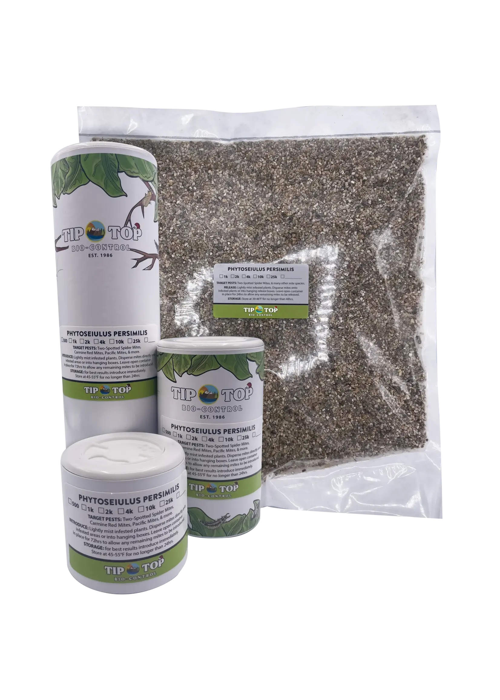 Tip Top Bio-Control Phytoseiulus persimilis - Two Spotted Spider Mite Specialist!
