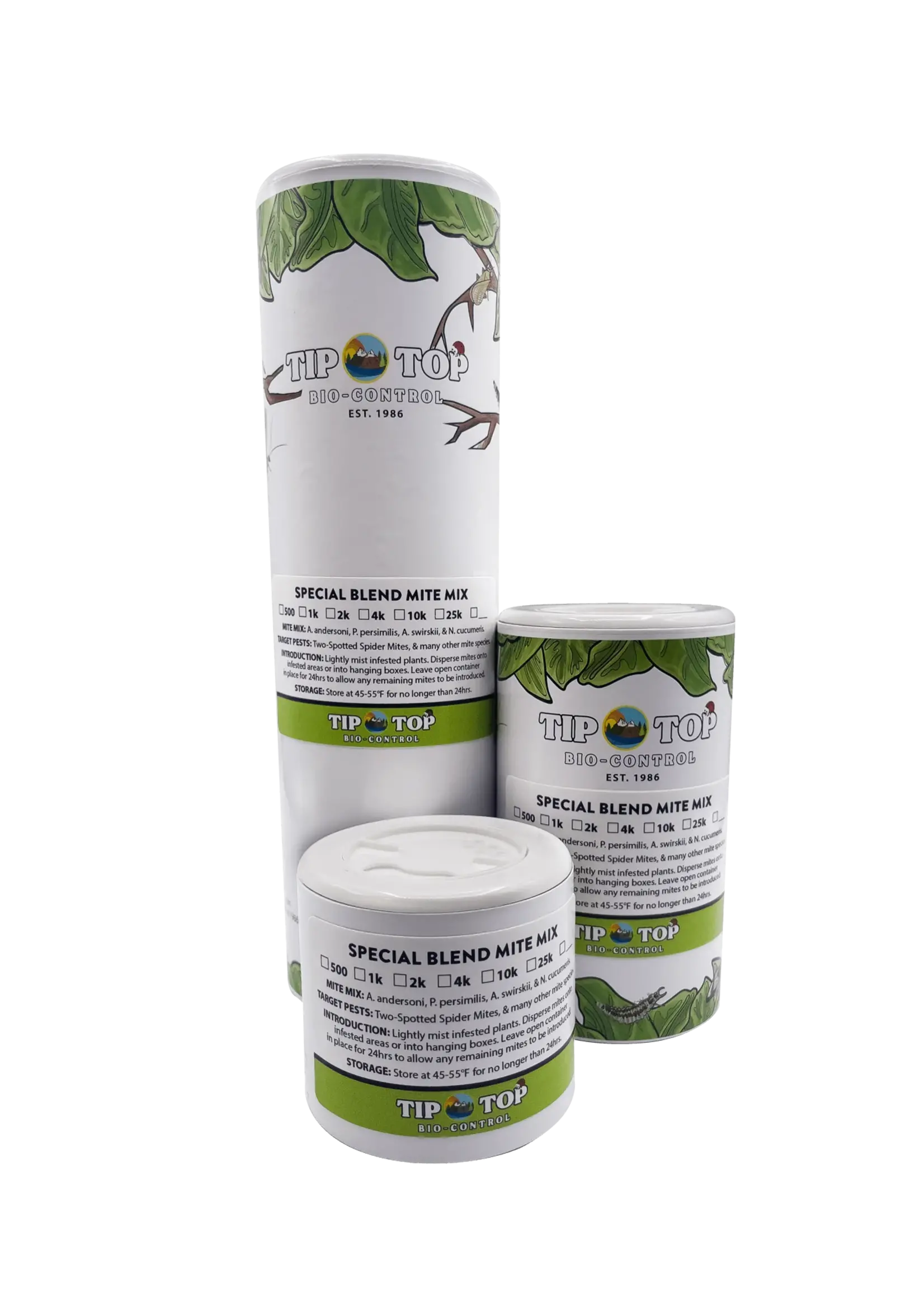 Tip Top Bio-Control Special Blend Predatory Mite Mix - Spider Mite Control
