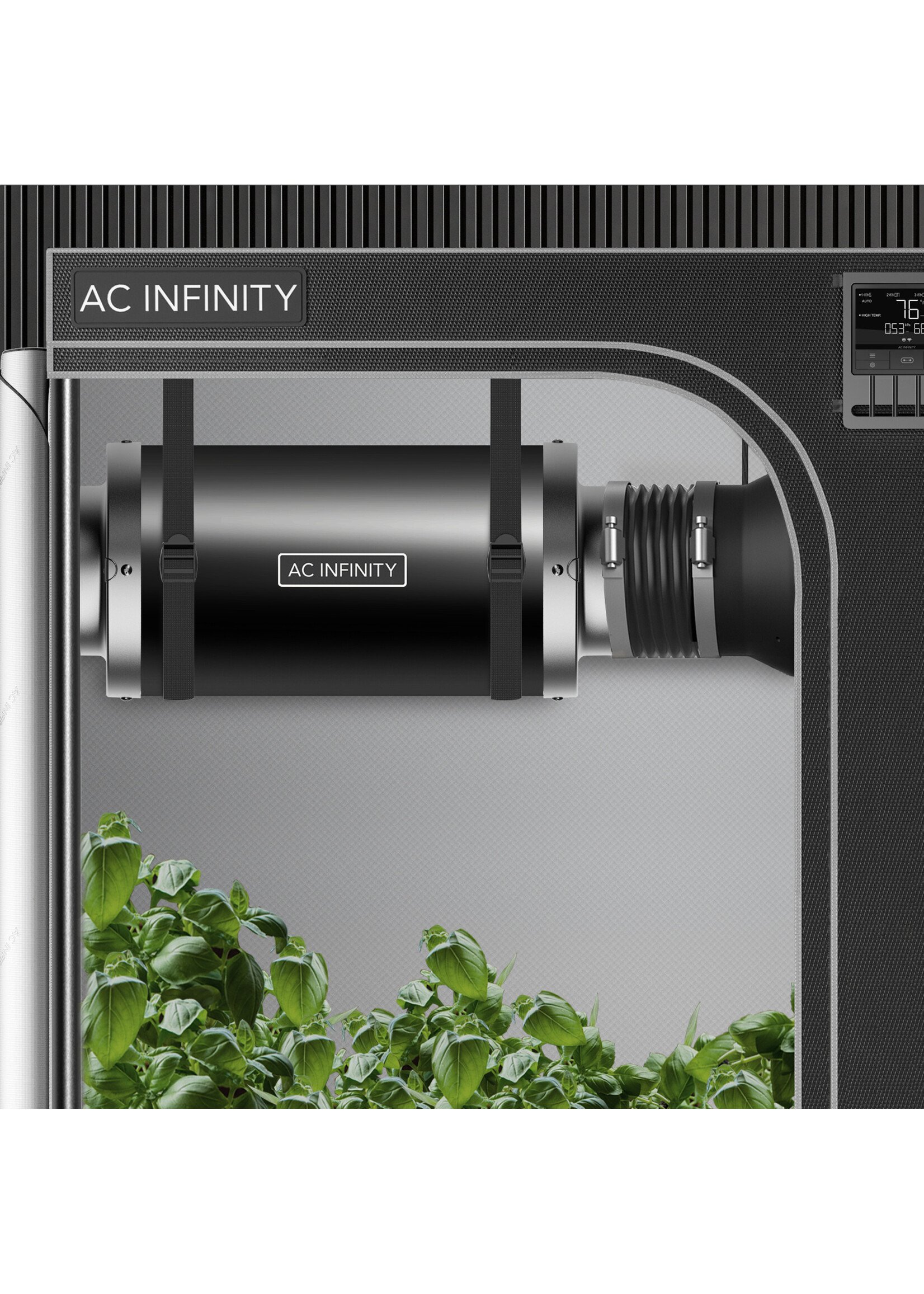 AC Infinity Inline Duct Fan Silencer