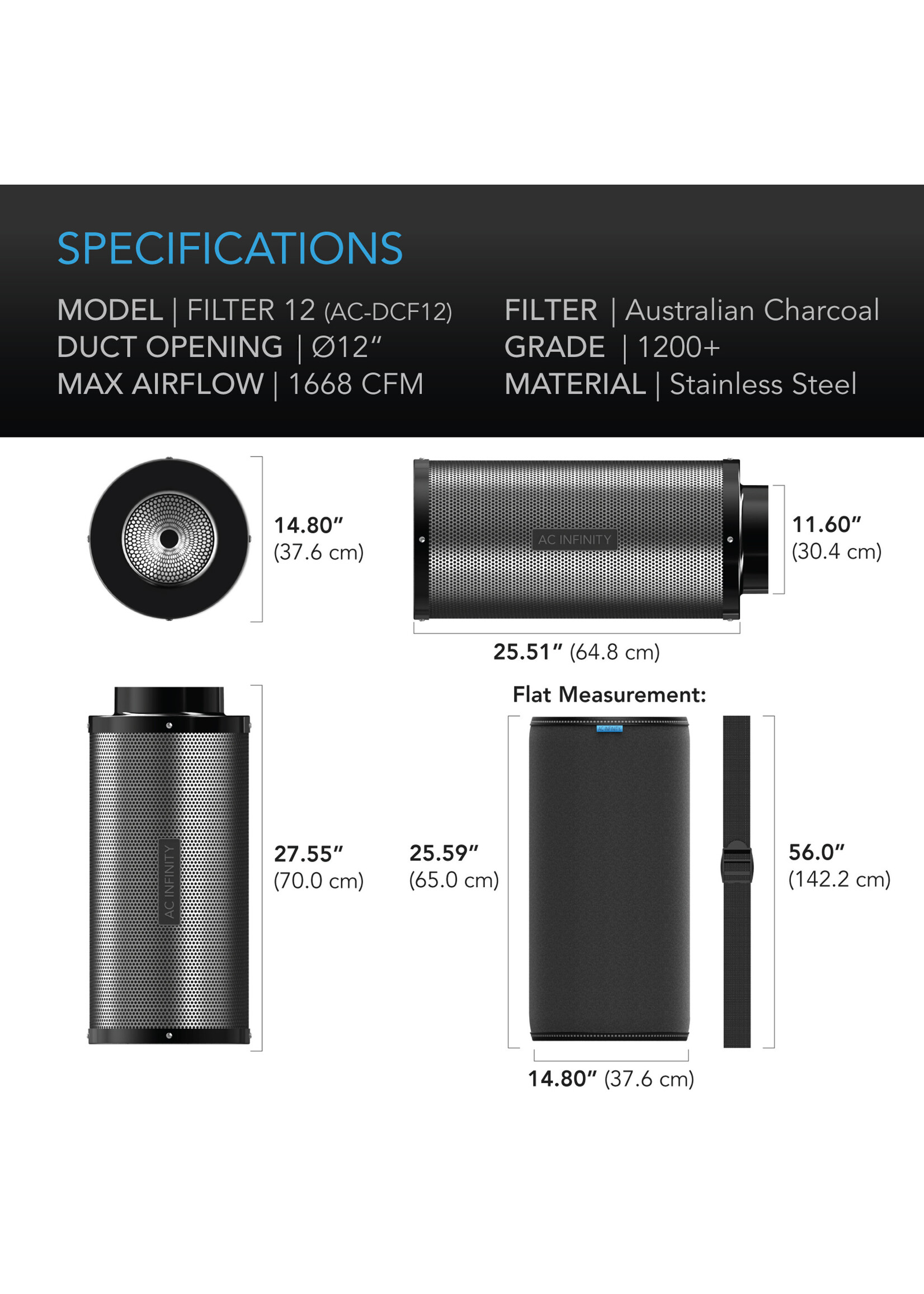 AC Infinity Carbon Filter