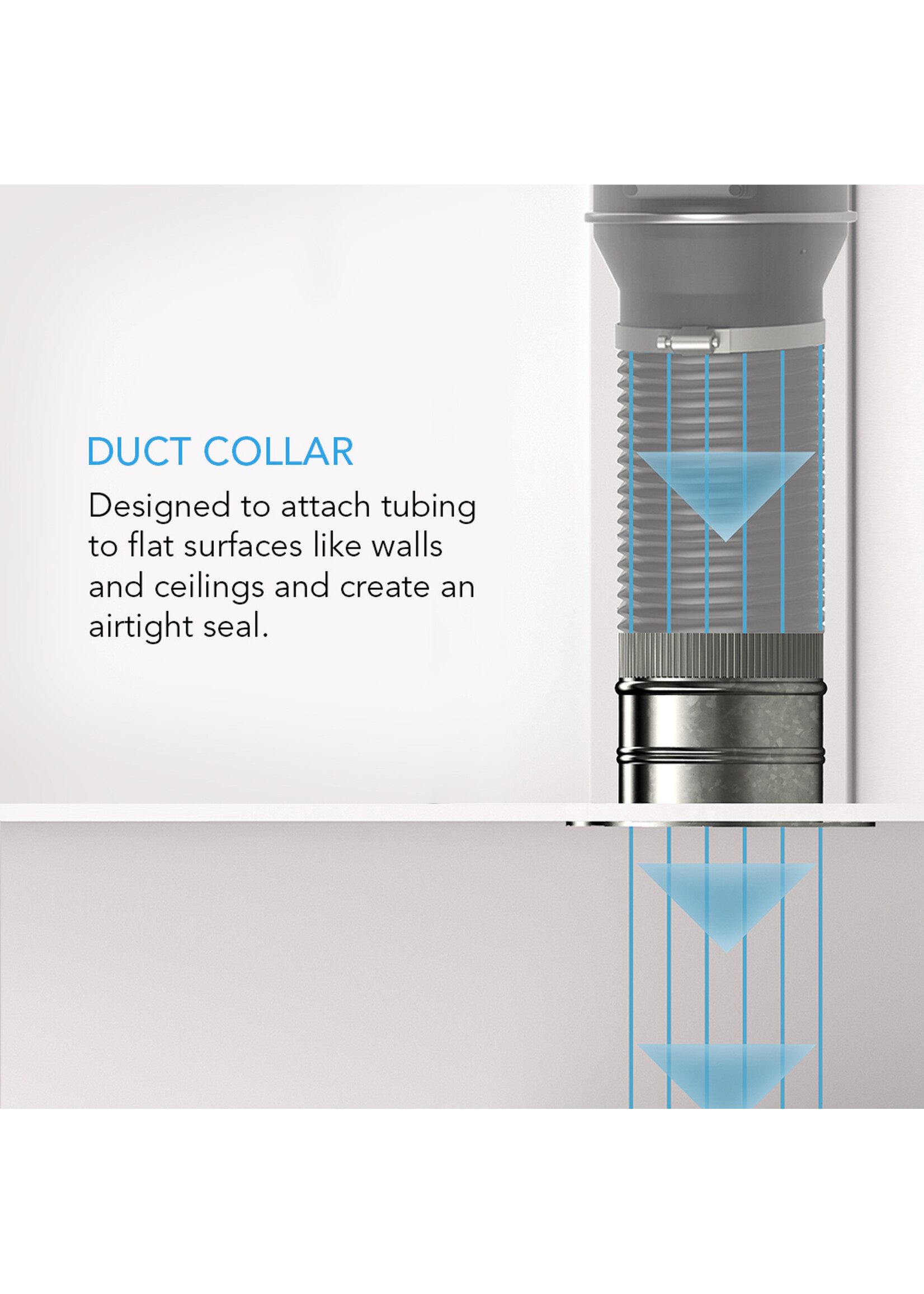AC Infinity Duct Collar Galvanized Steel