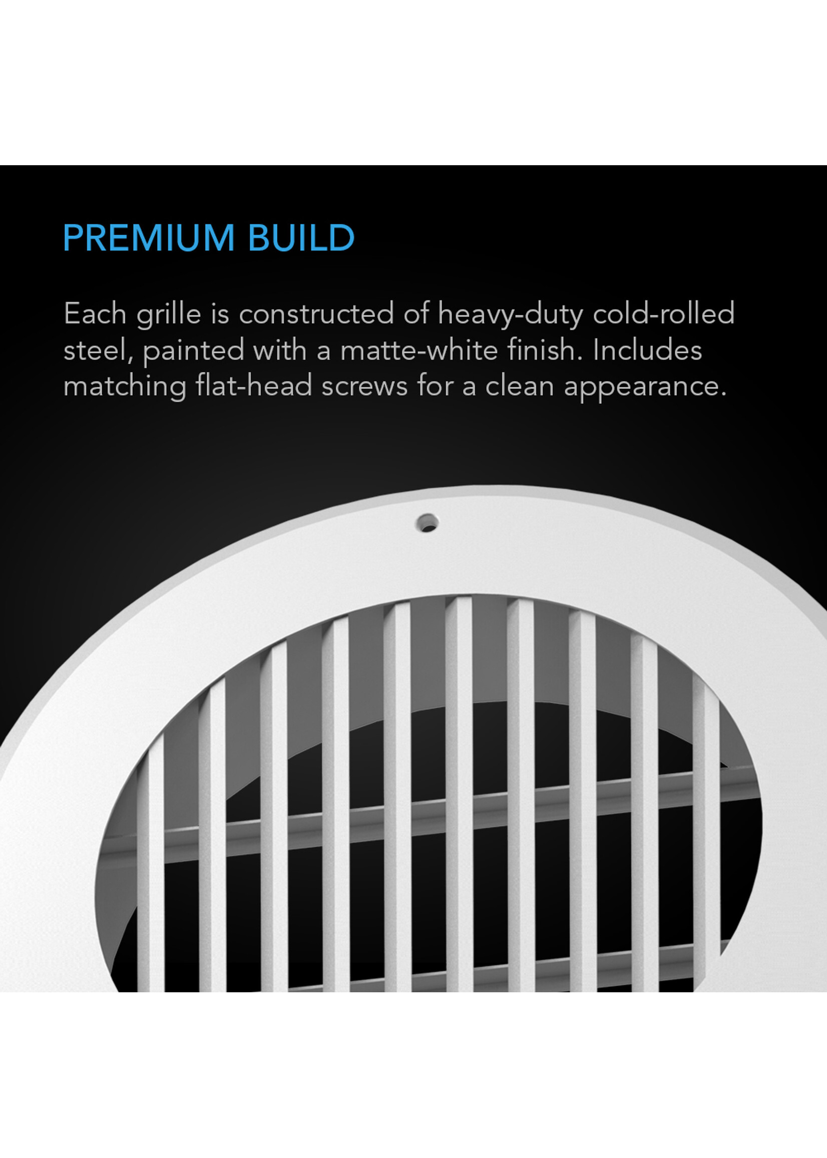 AC Infinity Wall Mount Grille Vent