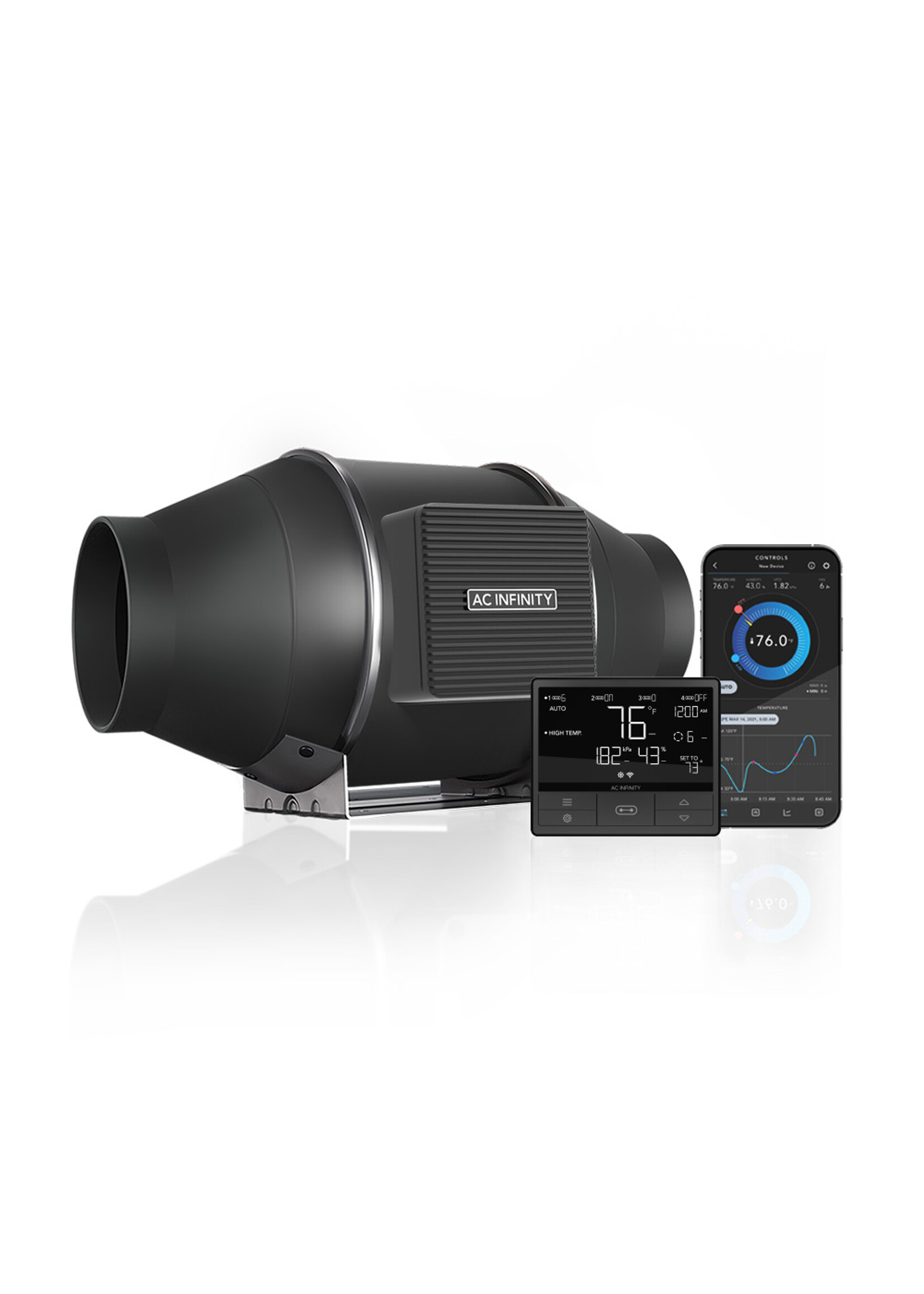 AC Infinity AC Infinity CLOUDLINE PRO SMART Control  Quiet Inline Duct Fan Systems