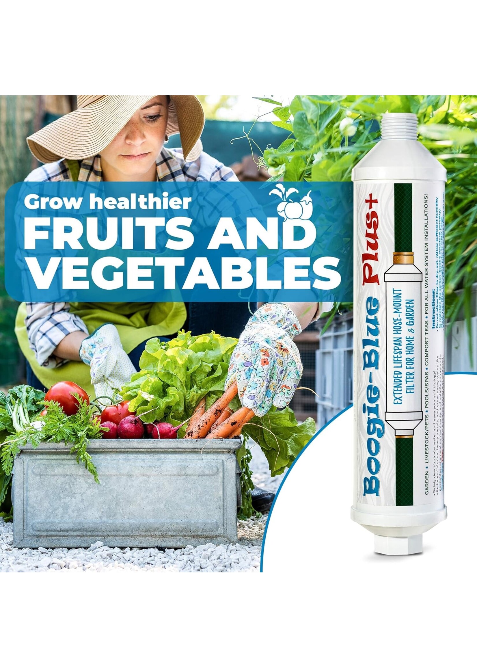 Boogie Brew Boogie Blue Plus Garden Hose Dechlorination Filter