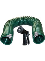 Plastair Plastair Springhose Coiled Hose 50FT with Nozzle