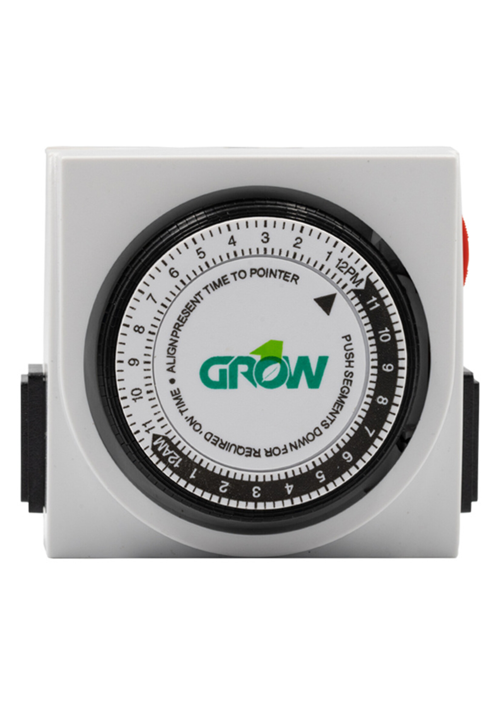Grow1 Dual Outlet Mechanical Analog Timer 120V