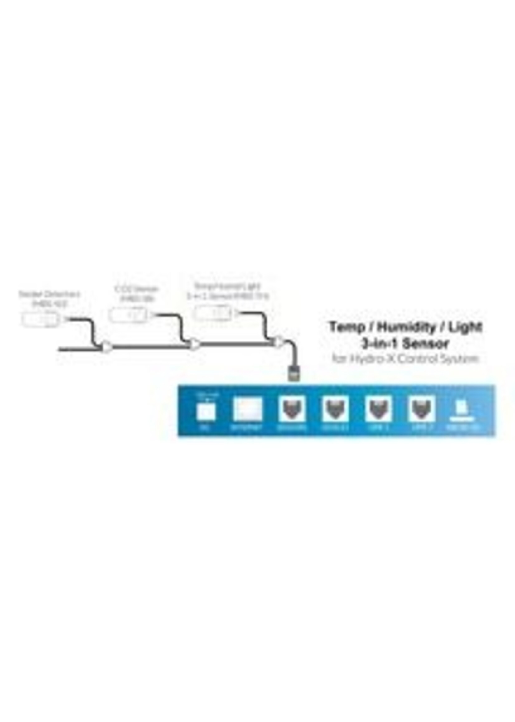Trolmaster Trolmaster Hydro-X Temp-Humidity - Light 3-in-1 Sensor MBS-TH
