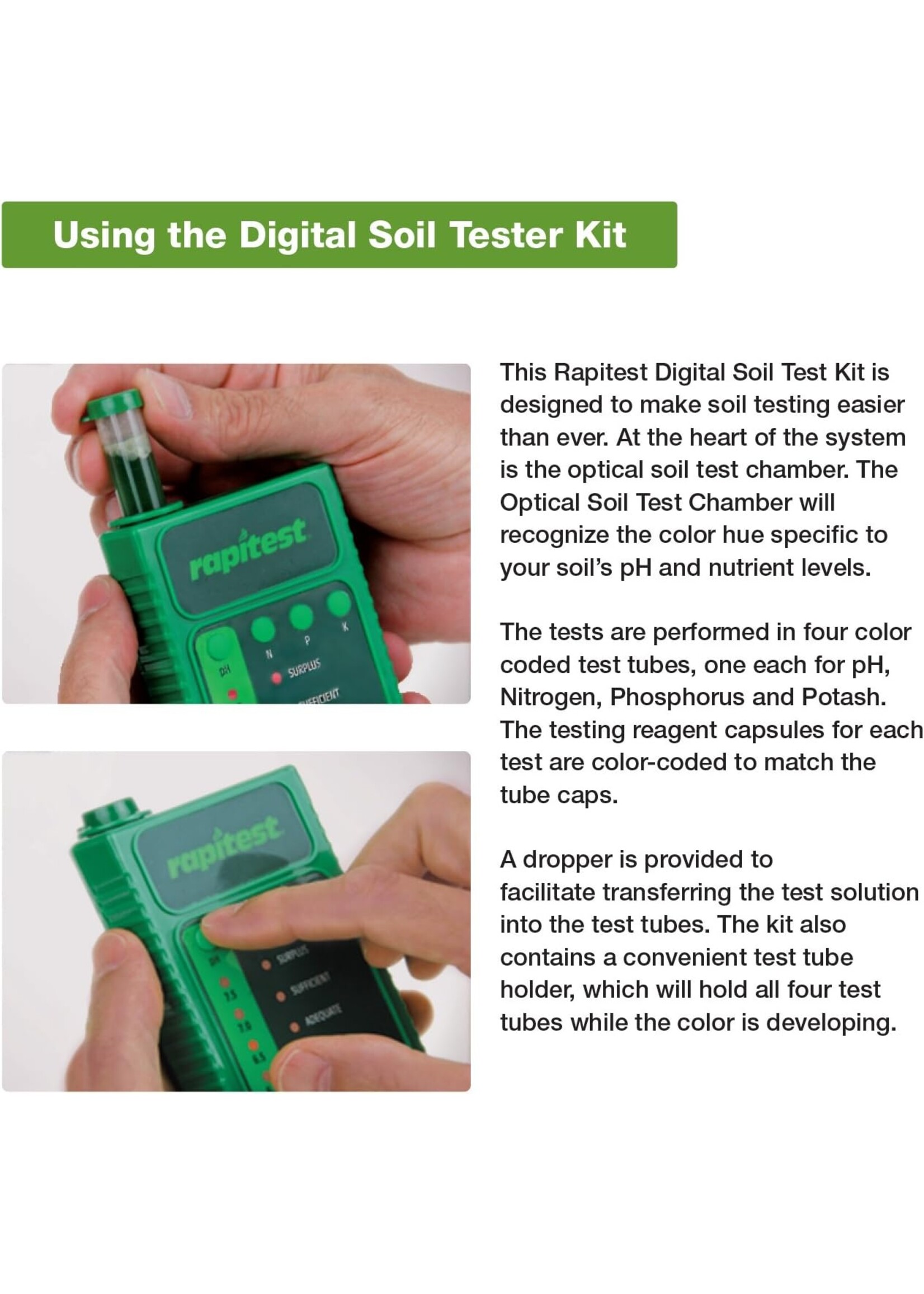 Luster Leaf Luster Leaf Digital Soil Test Kit pH -N-P-K