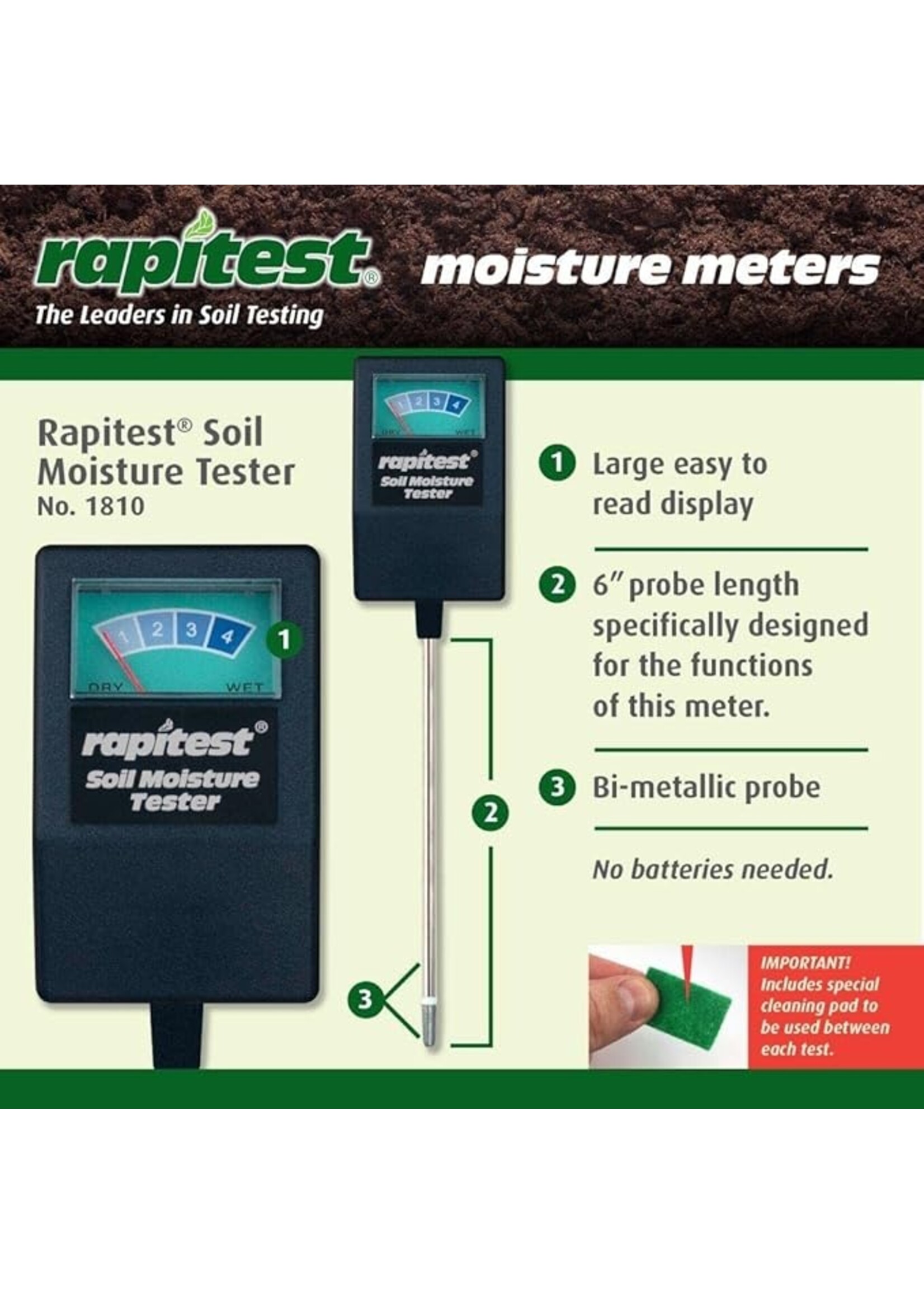 Luster Leaf Luster Leaf Soil Moisture Tester Blue