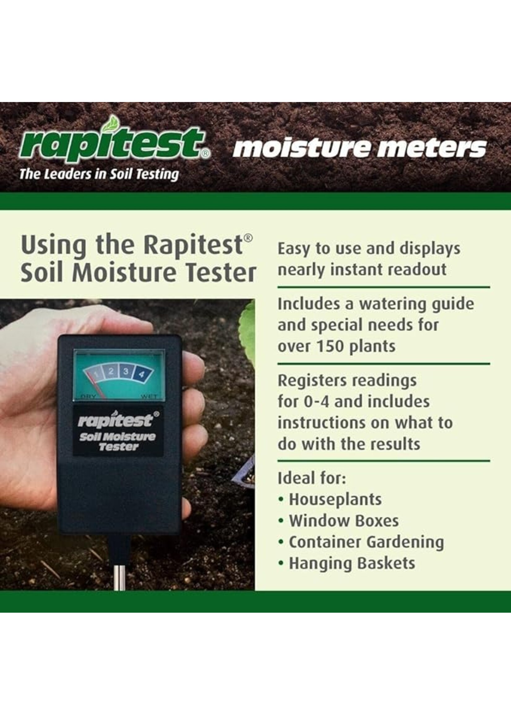 Luster Leaf Luster Leaf Soil Moisture Tester Blue