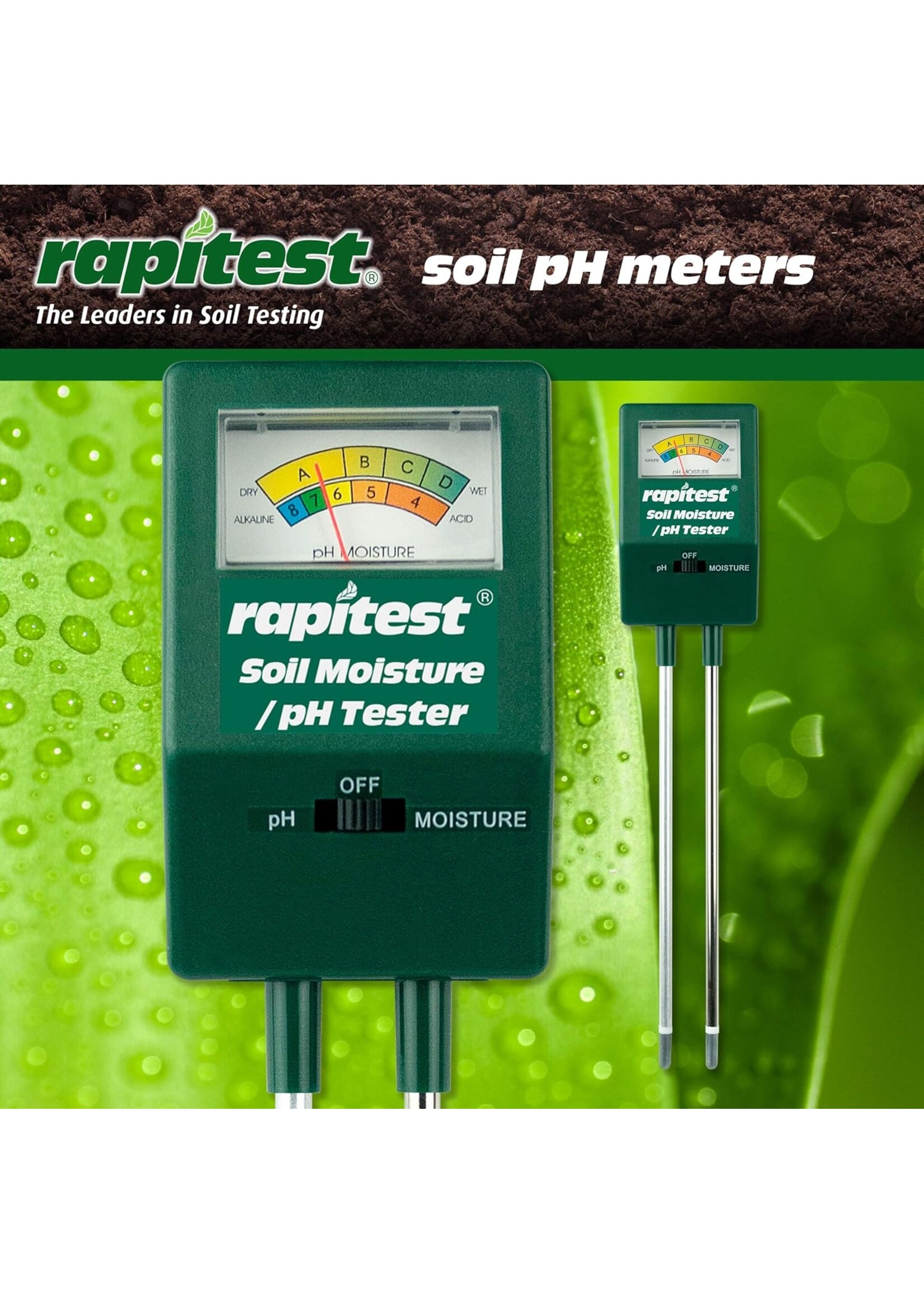 Luster Leaf Luster Leaf Soil Moisture / pH Tester Green