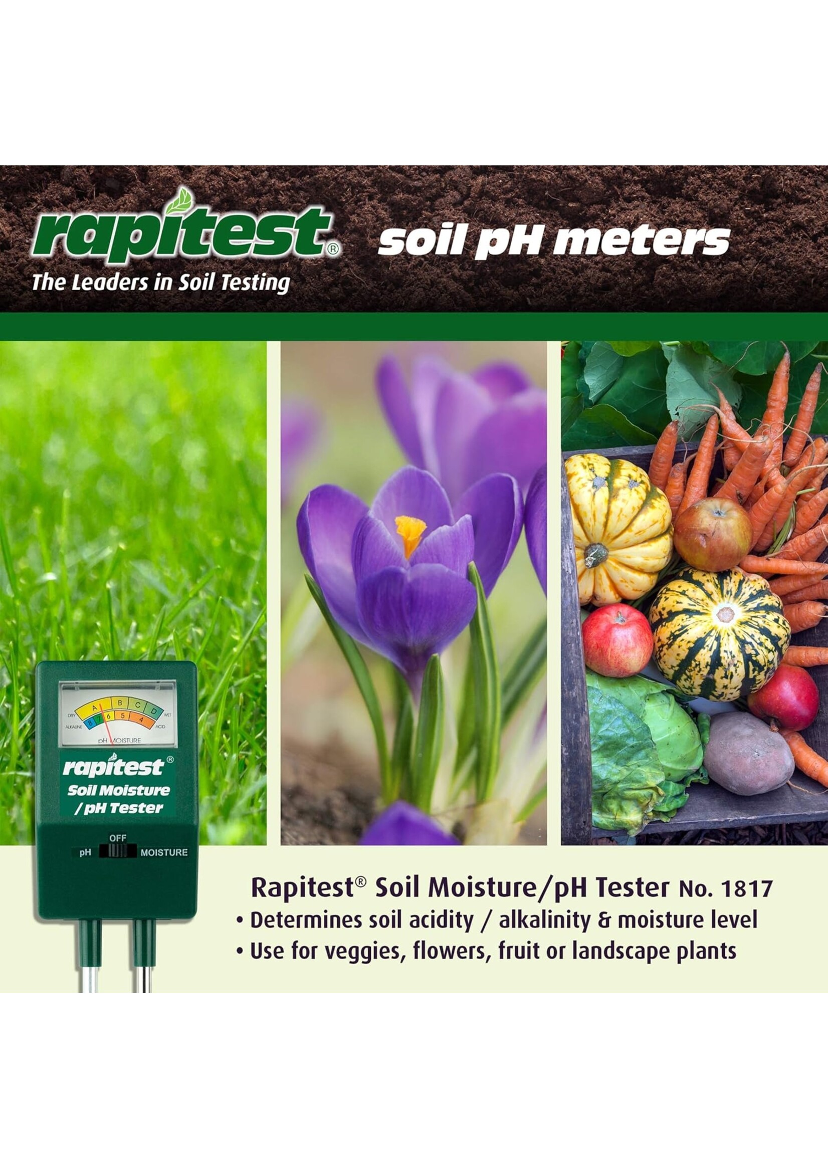 Luster Leaf Luster Leaf Soil Moisture / pH Tester Green