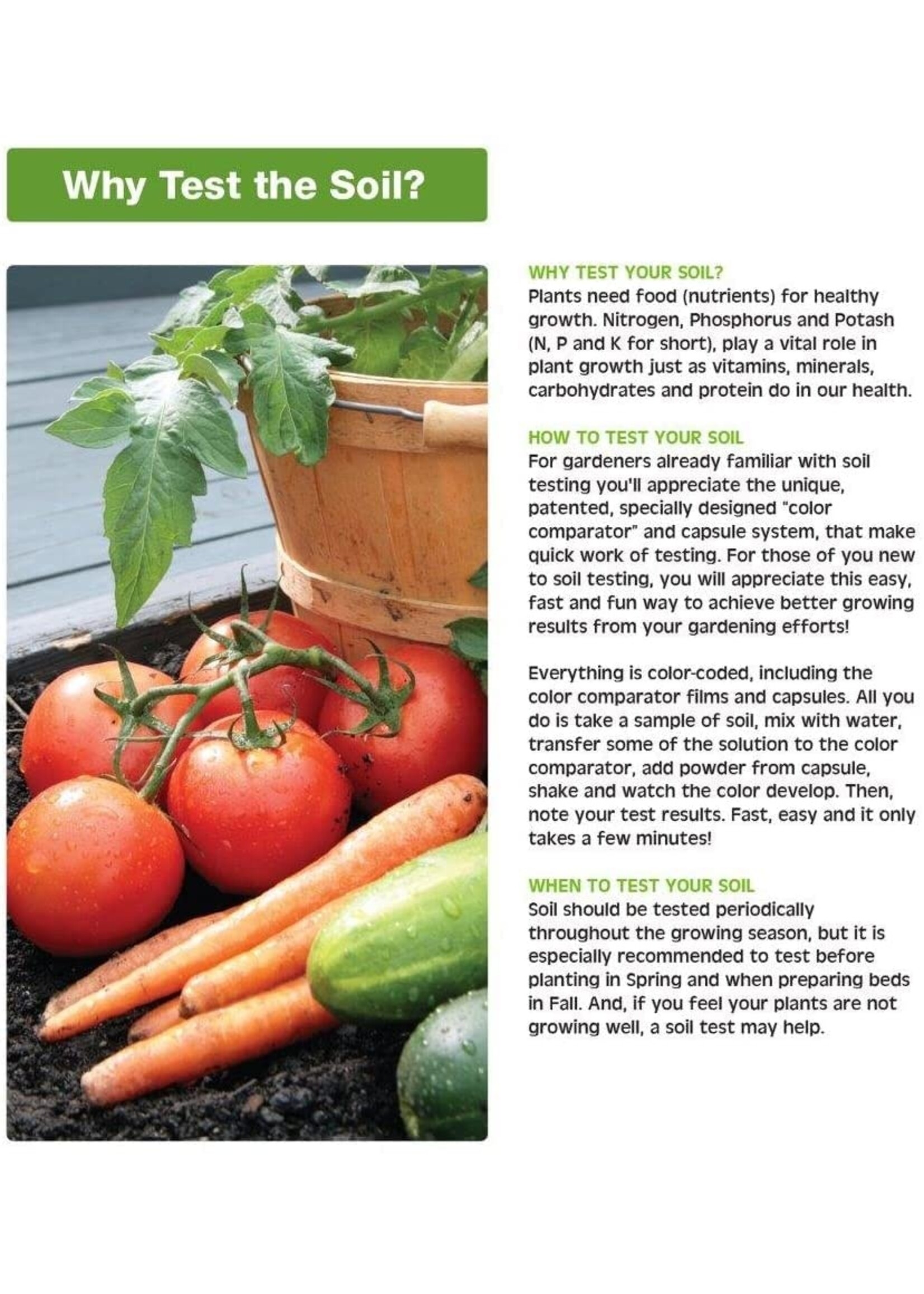 Luster Leaf Luster Leaf Rapitest Soil Test pH - N - P - K 40 Tests