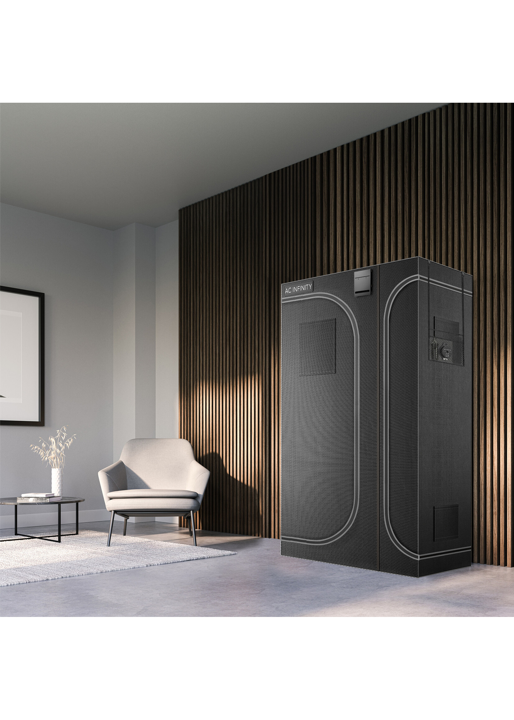 CLOUDLAB 2-in-1 Advance Grow Tent 2000D Mylar Canvas 1 Inch Poles