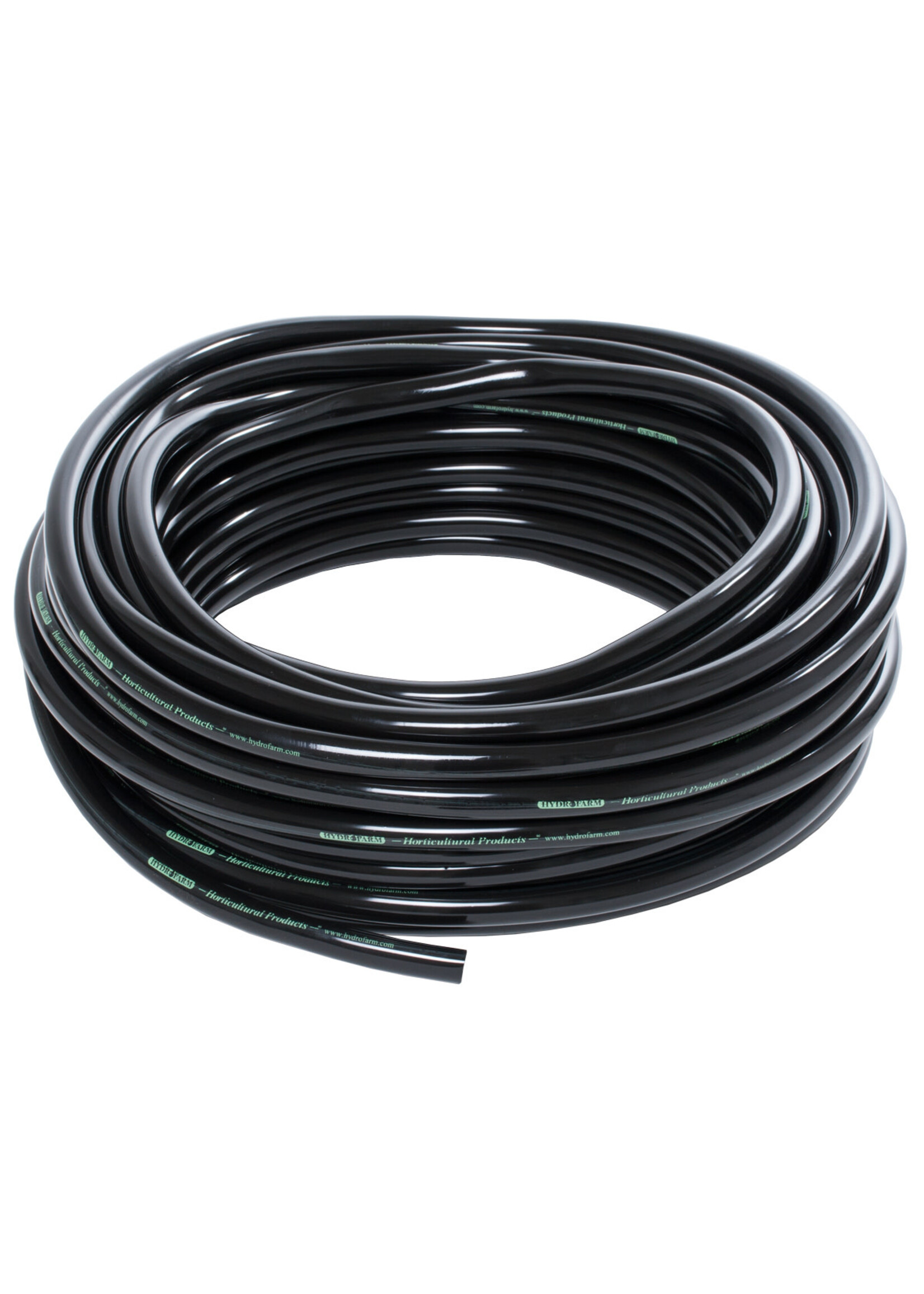 Hydrofarm Soft Black Vinyl Tubing for Irrigation Drainage