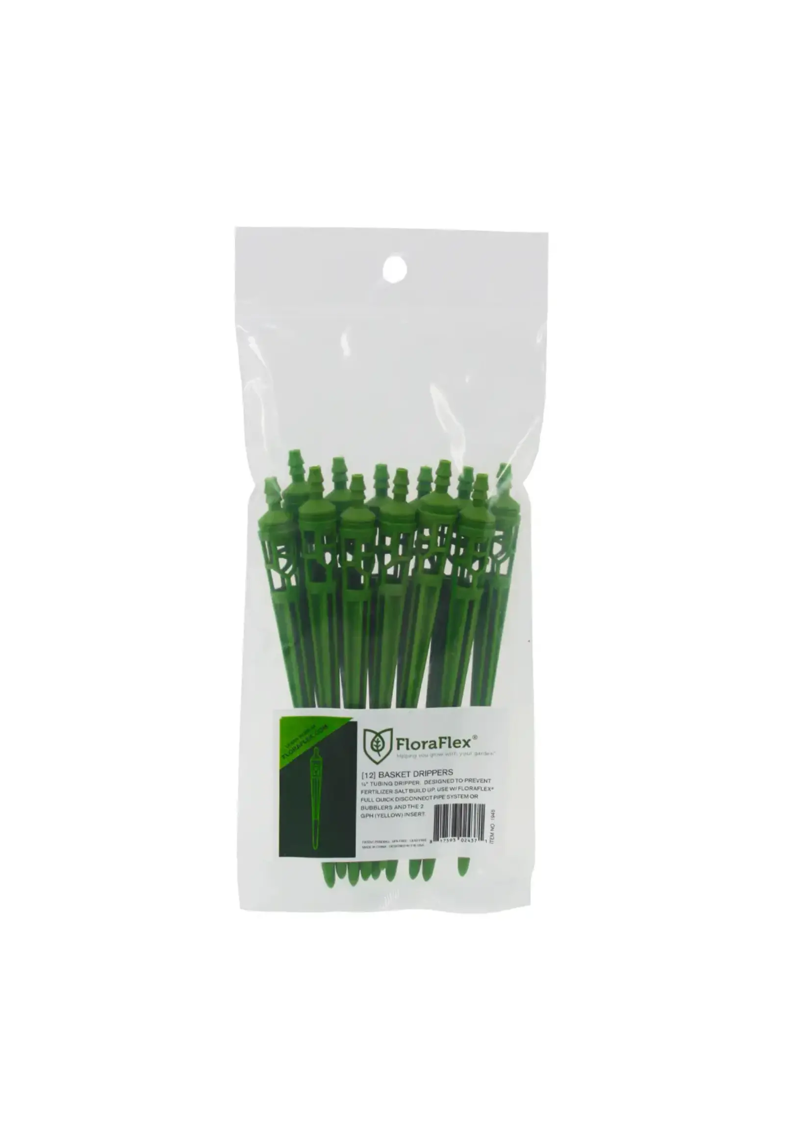 FloraFlex FloraFlex Basket Dripper 1/4 In Drip Stake 12 Pack