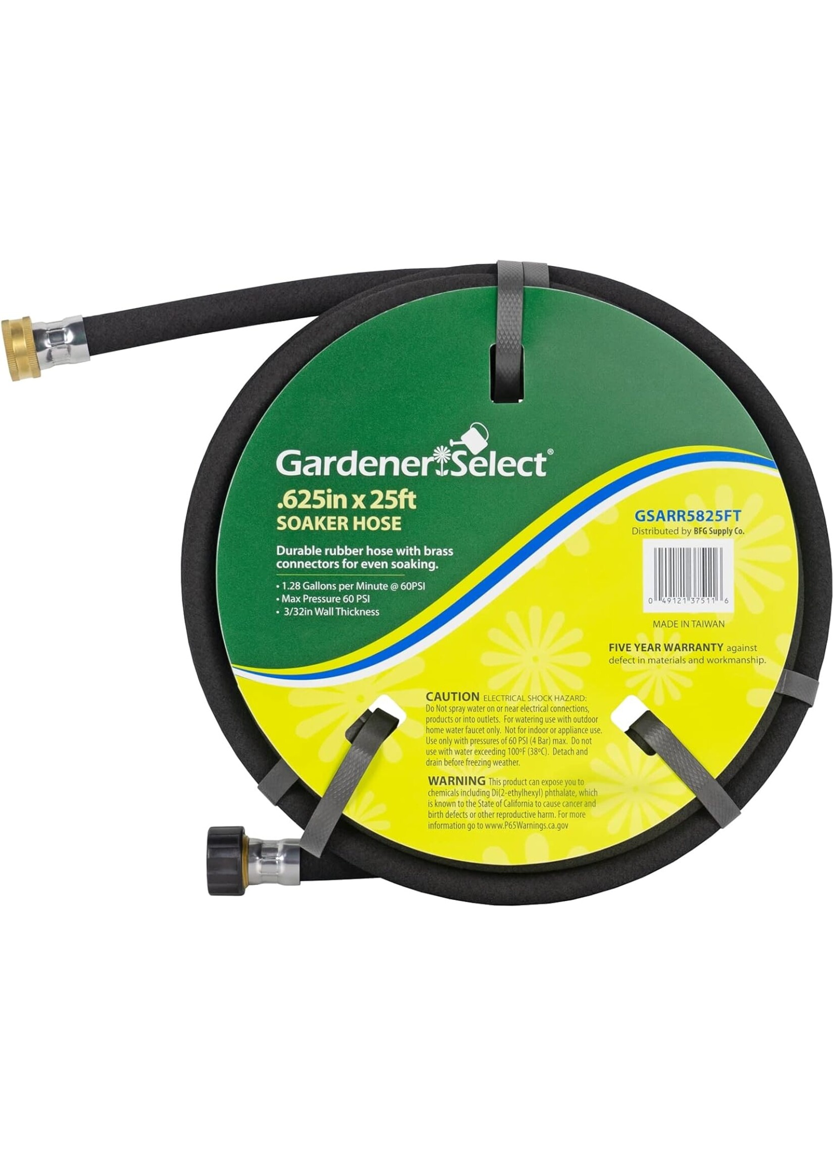 Gardener Select Gardener Select Soaker Hose 5/8 Inch x 25FT