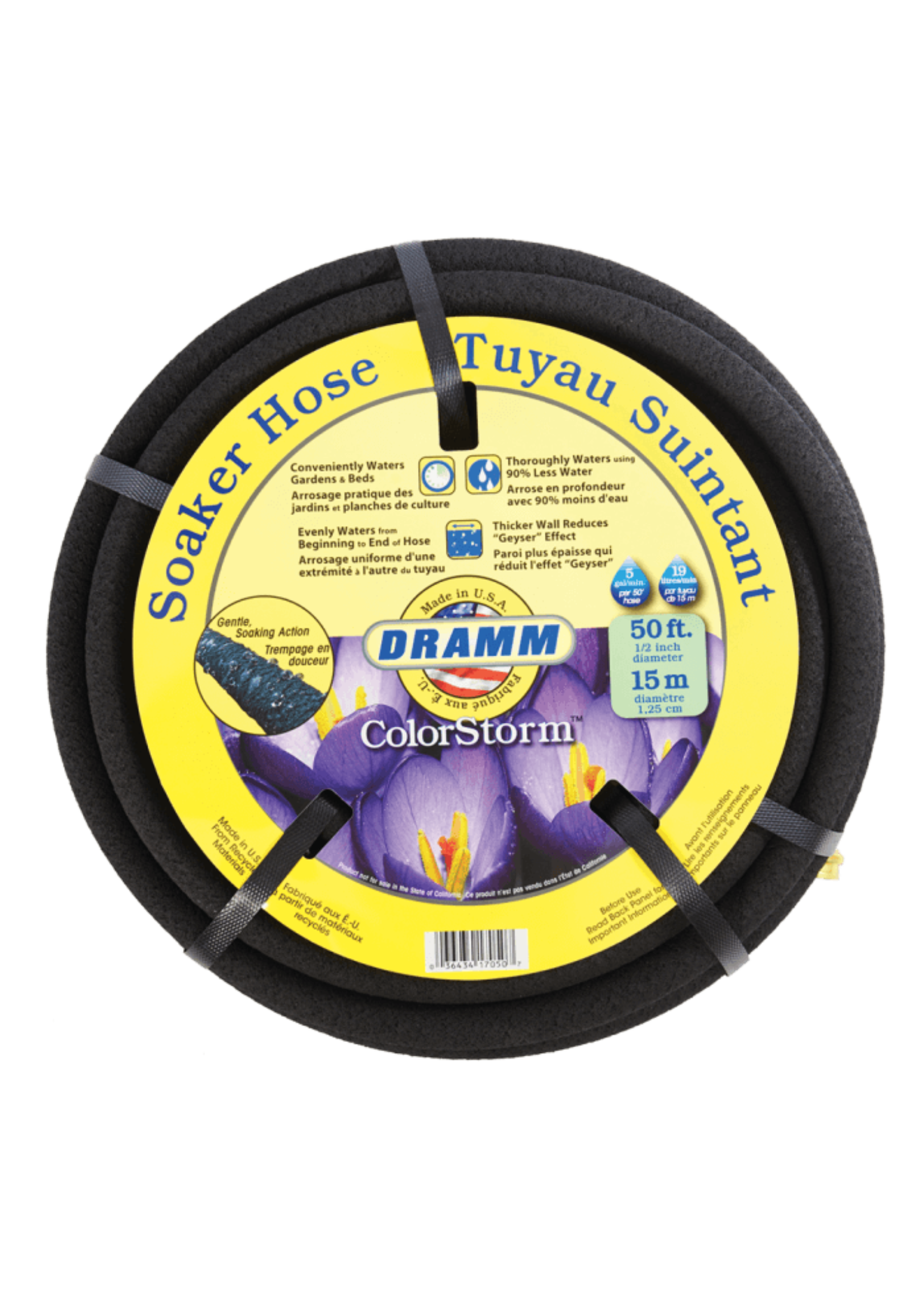 Dramm Dramm ColorStorm Soaker Hose 1/2 Inch x 50FT