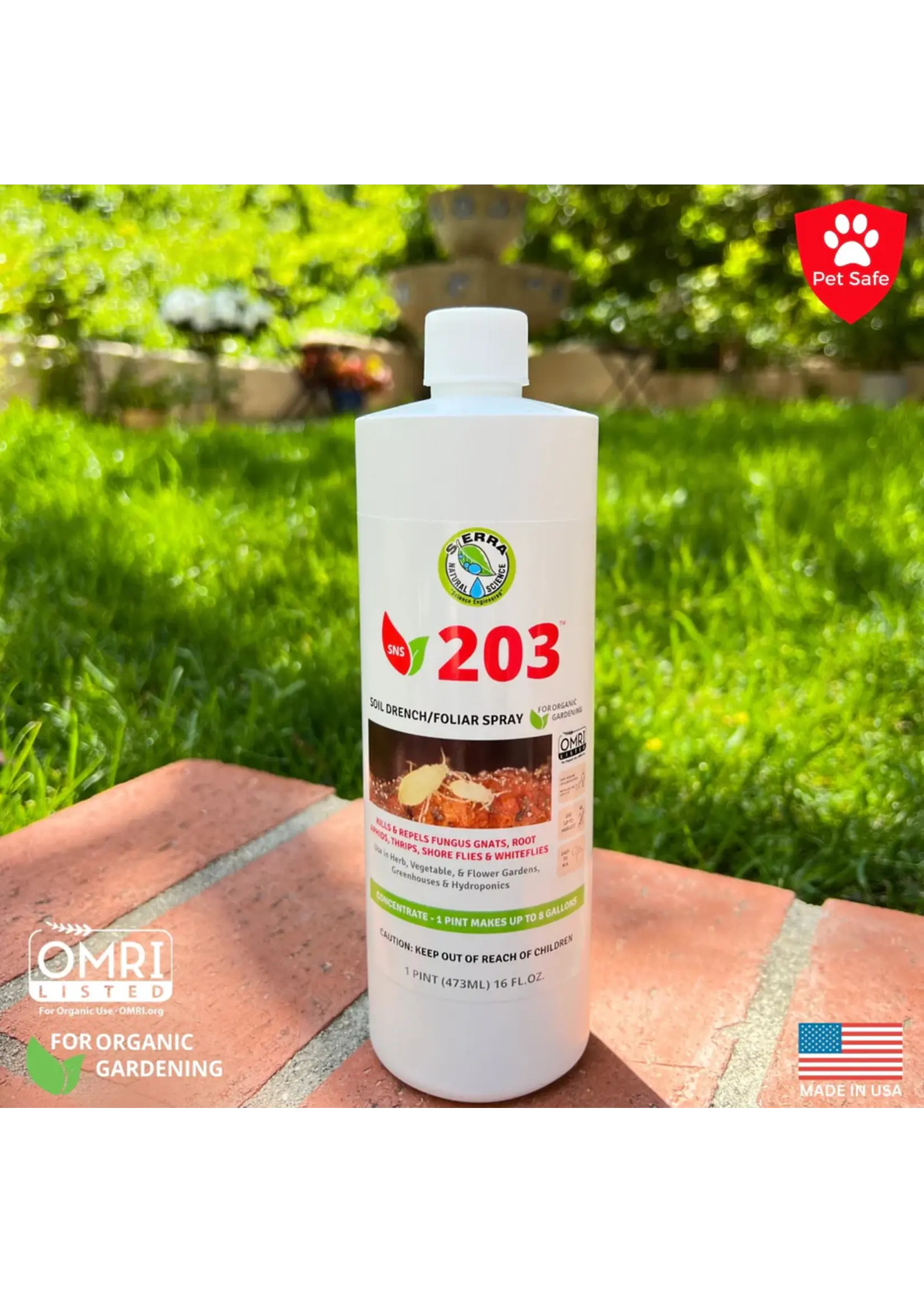 Sierra Natural Science SNS 203 Root Drench Foliar Spray Concentrate