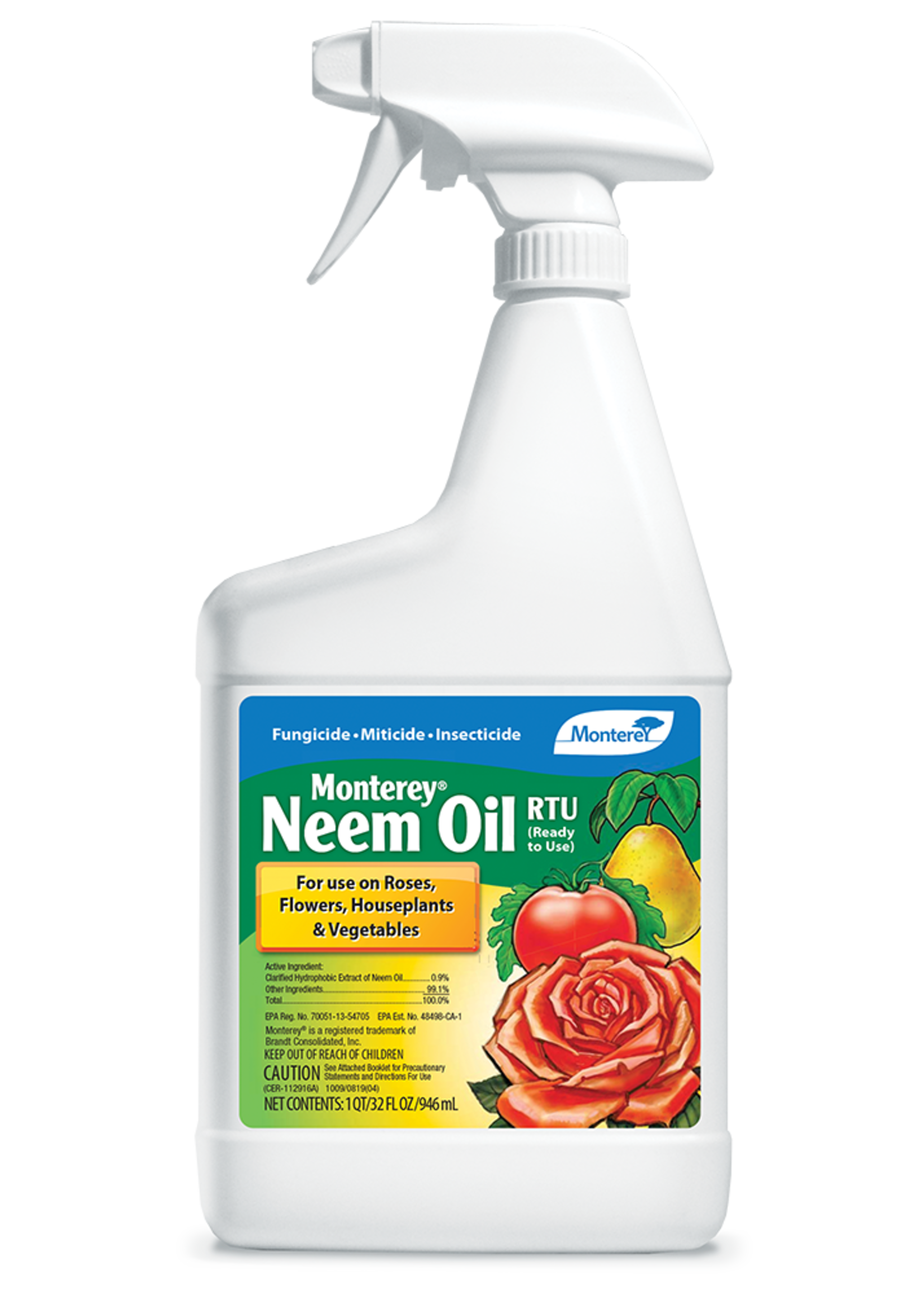 Monterey Lawn & Garden Products Monterey Neem Oil RTU 1 Quart