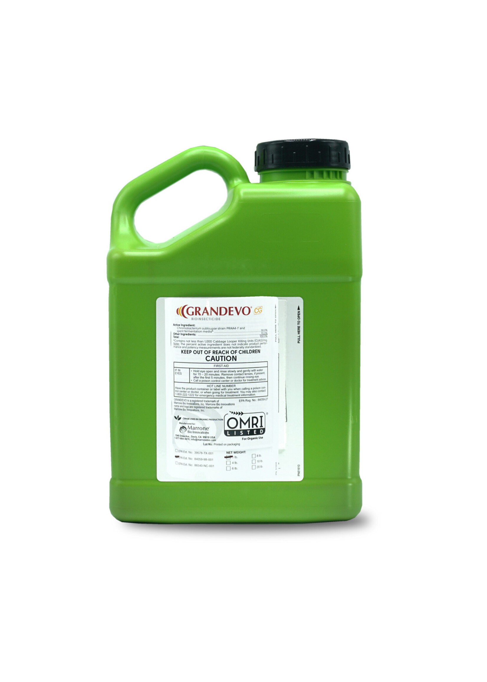 Marrone Bio Innovations Grandevo CG Bioinsecticide