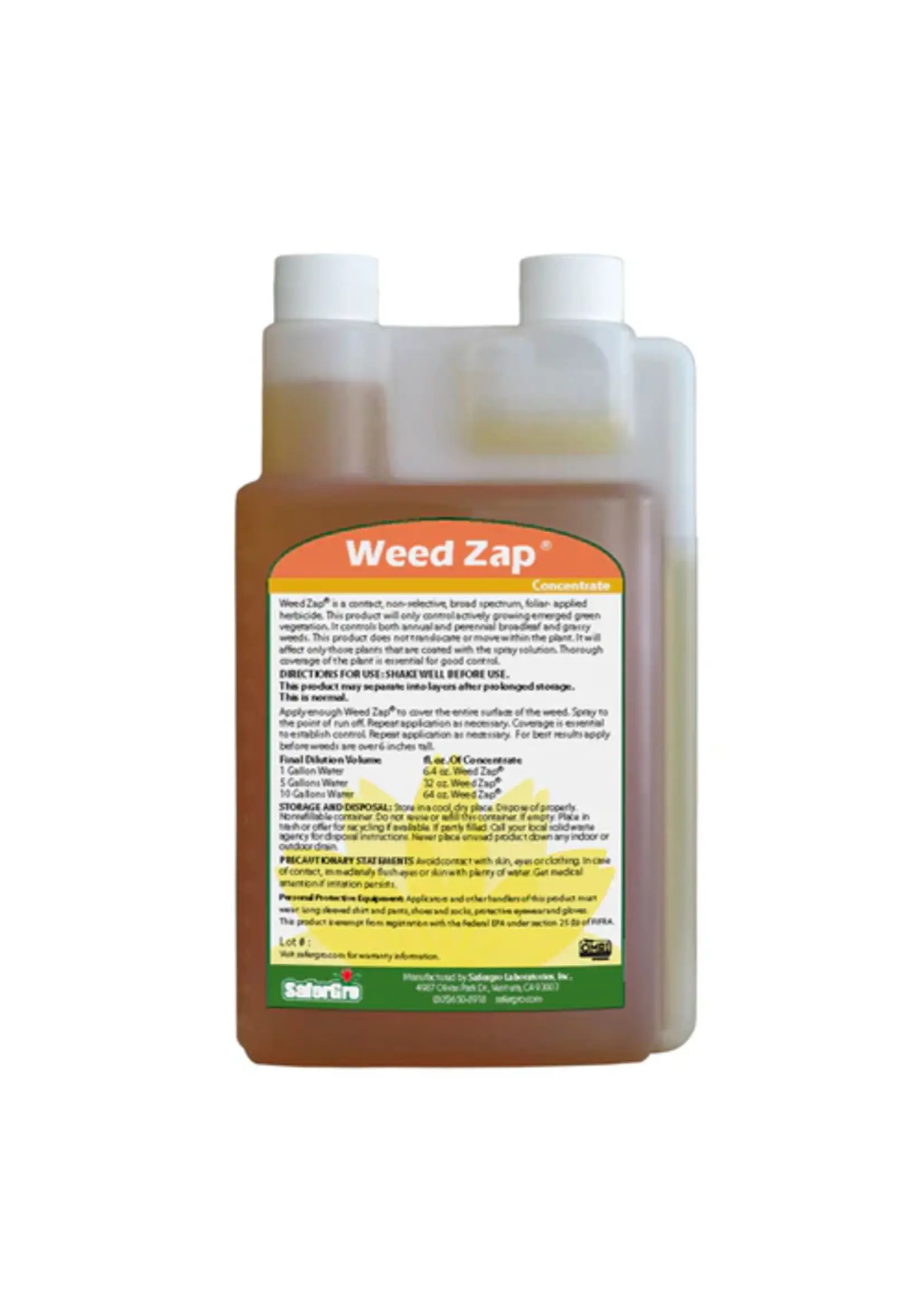 SaferGro Safergro Weed Zap Quart All Natural Herbicide