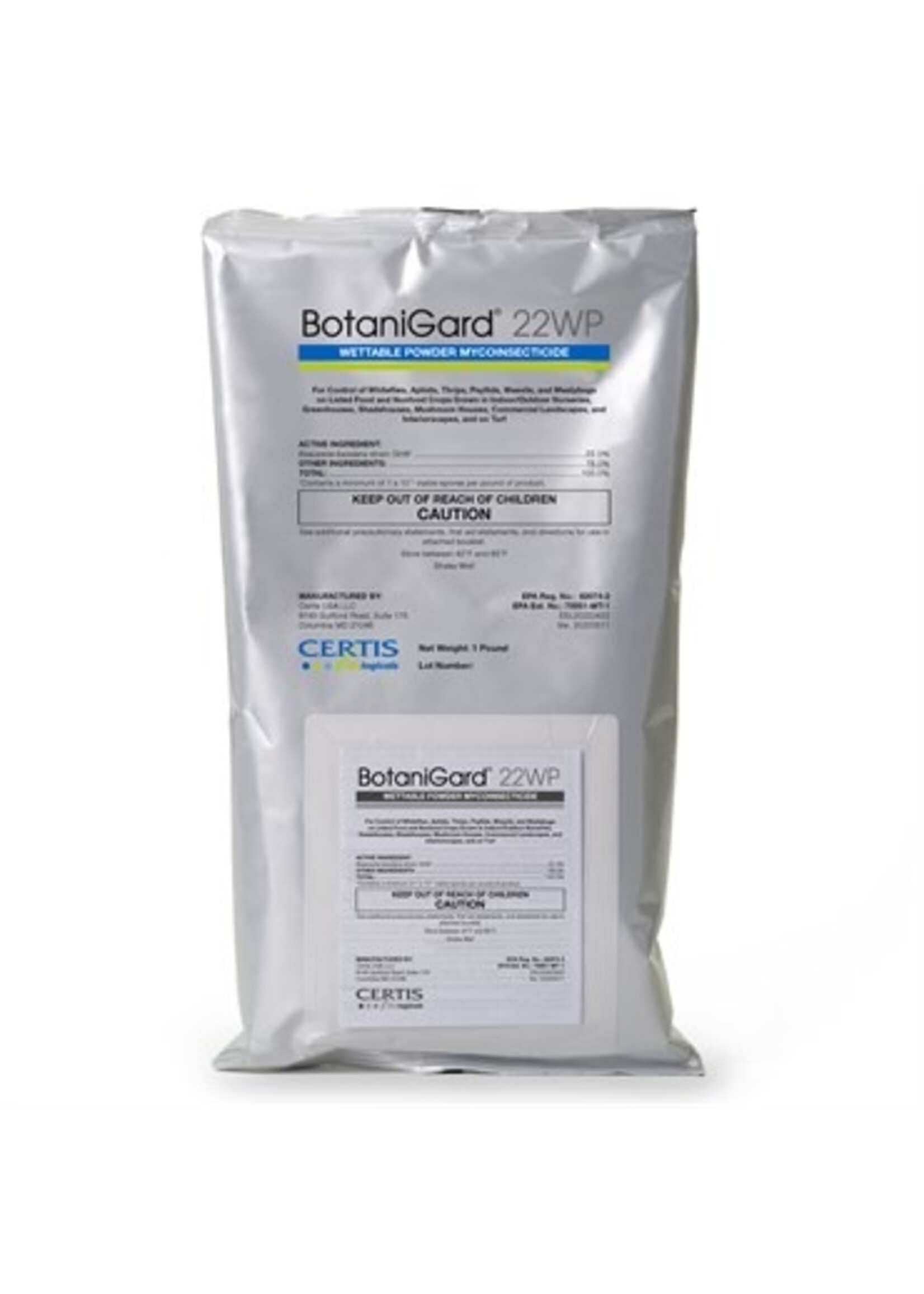 Certis Certis Botanigard 22WP MycoInsecticide 1LB
