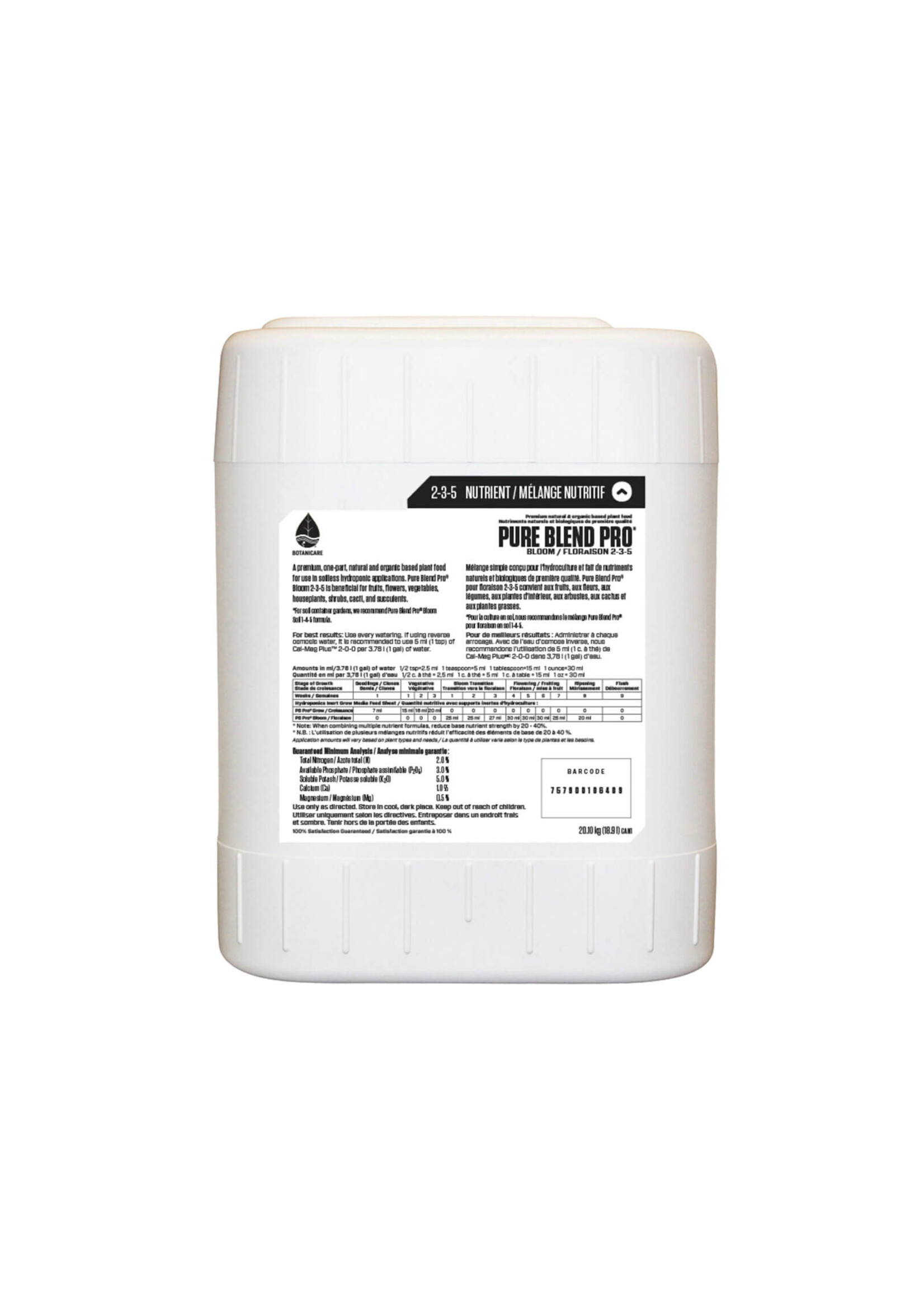 Botanicare Pure Blend Pro Bloom 2-3-5