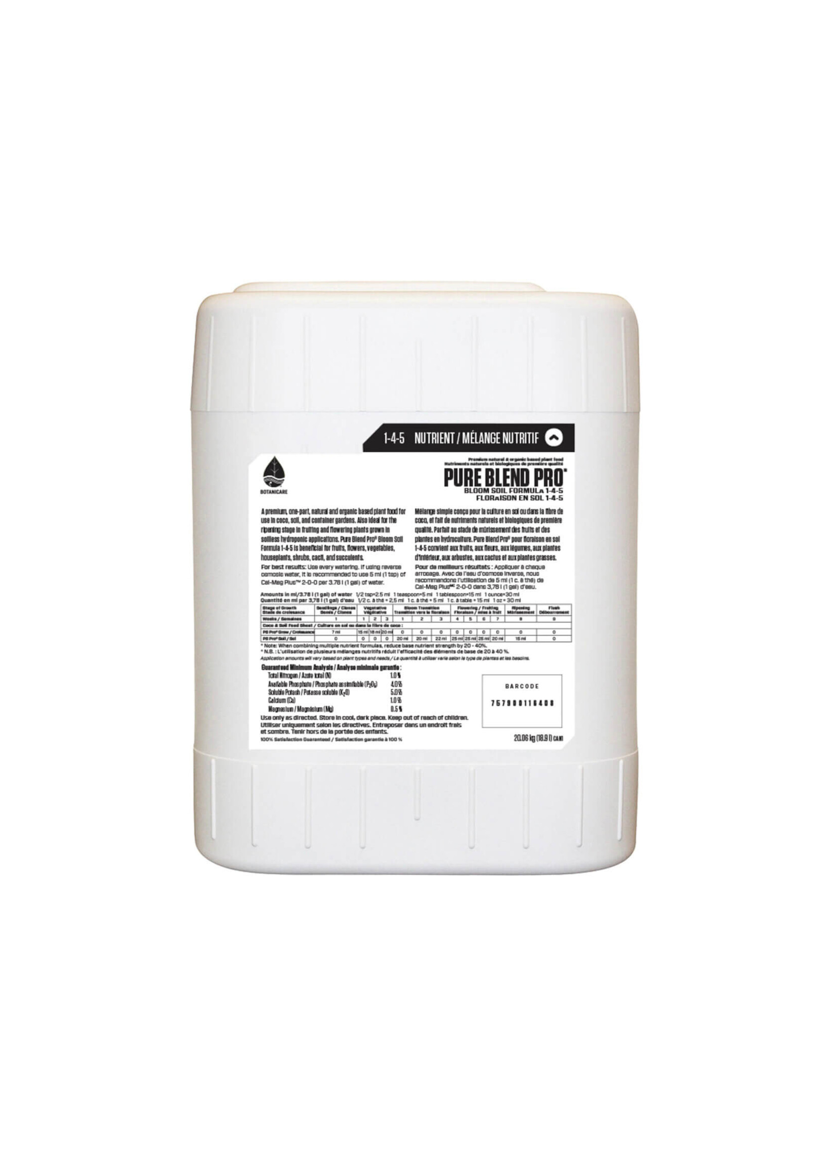 Botanicare Pure Blend Pro Bloom Soil 1-4-5