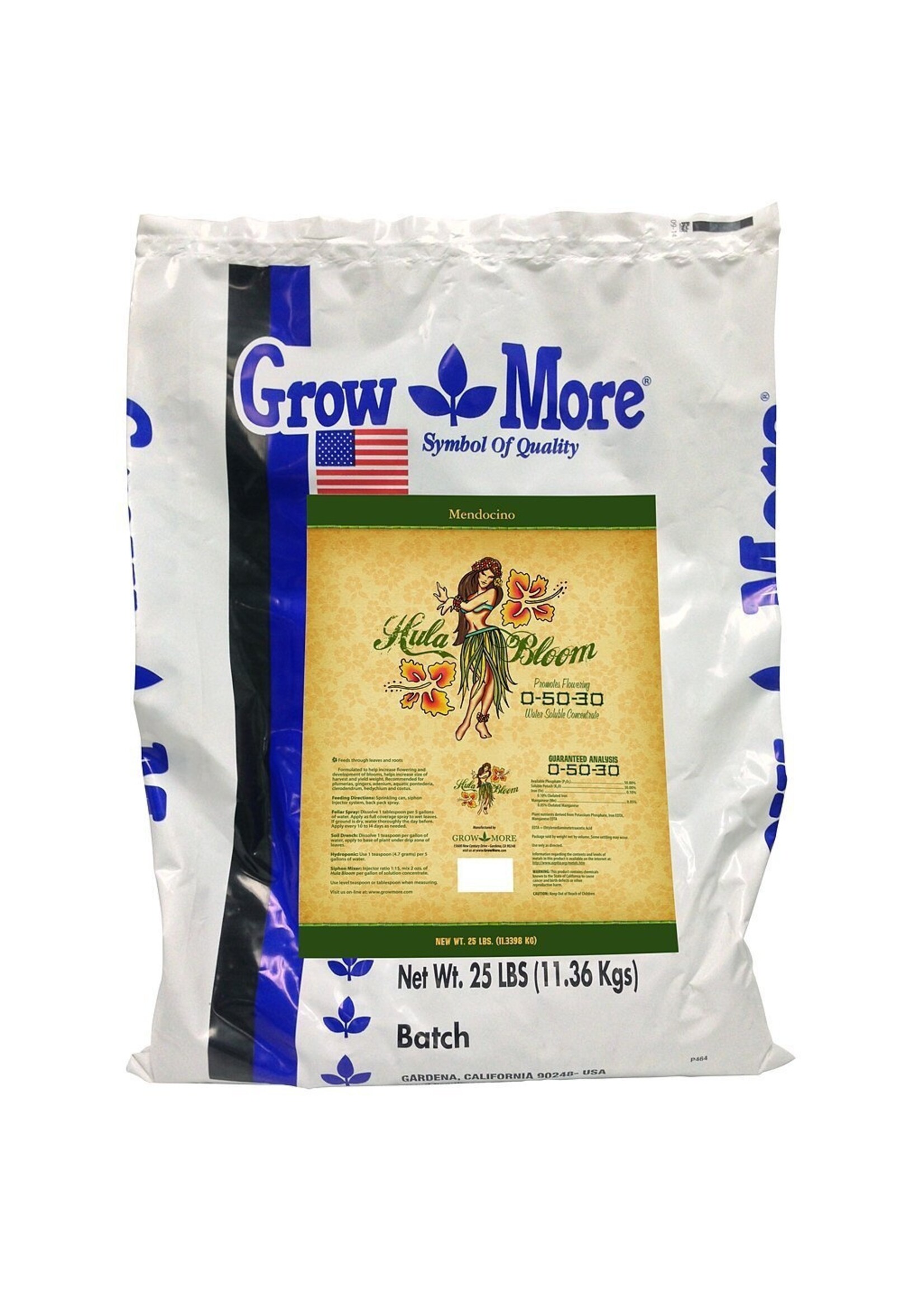 Grow More Grow More Mendocino Hula Bloom 0-50-30 25lb