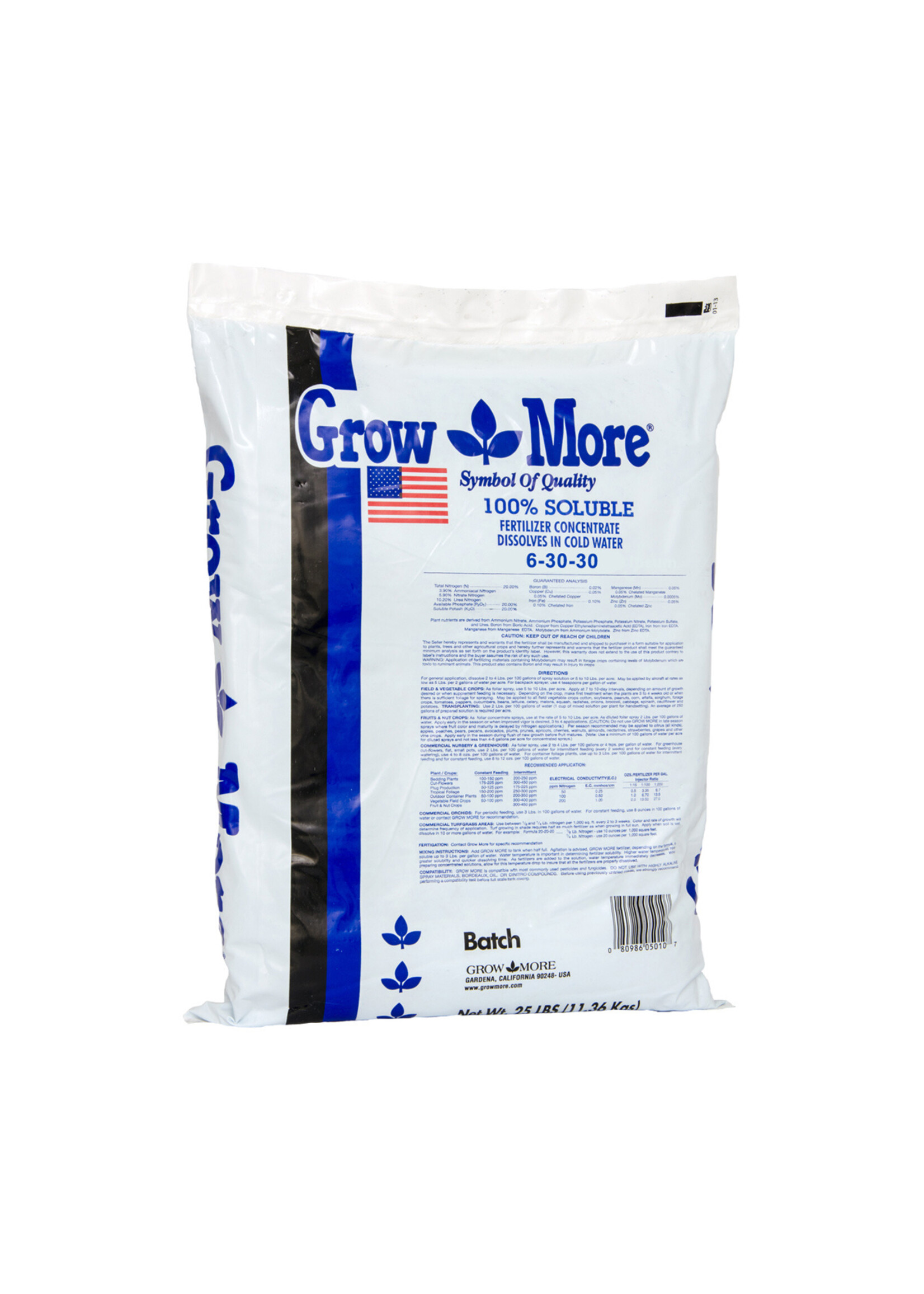 Grow More Grow More 6-30-30 STD 25lb