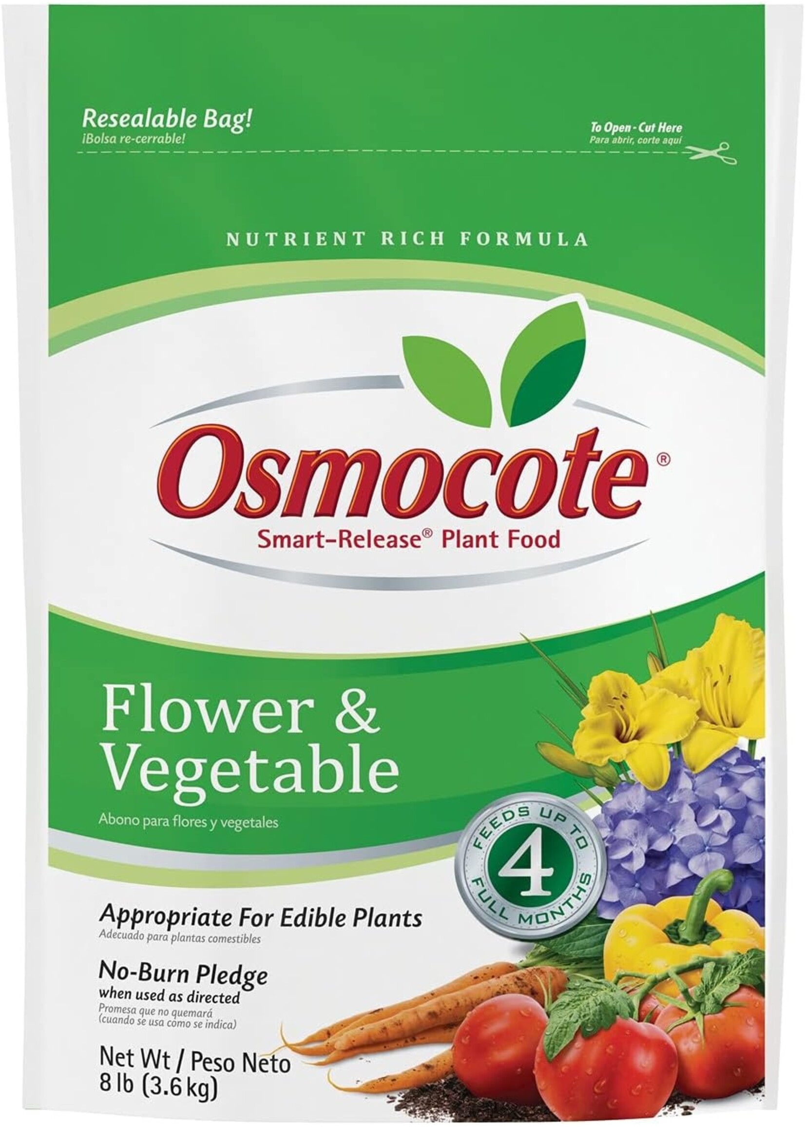 Osmocote Osmocote 8LB Flower & Vegetable Smart Release 14-14-14