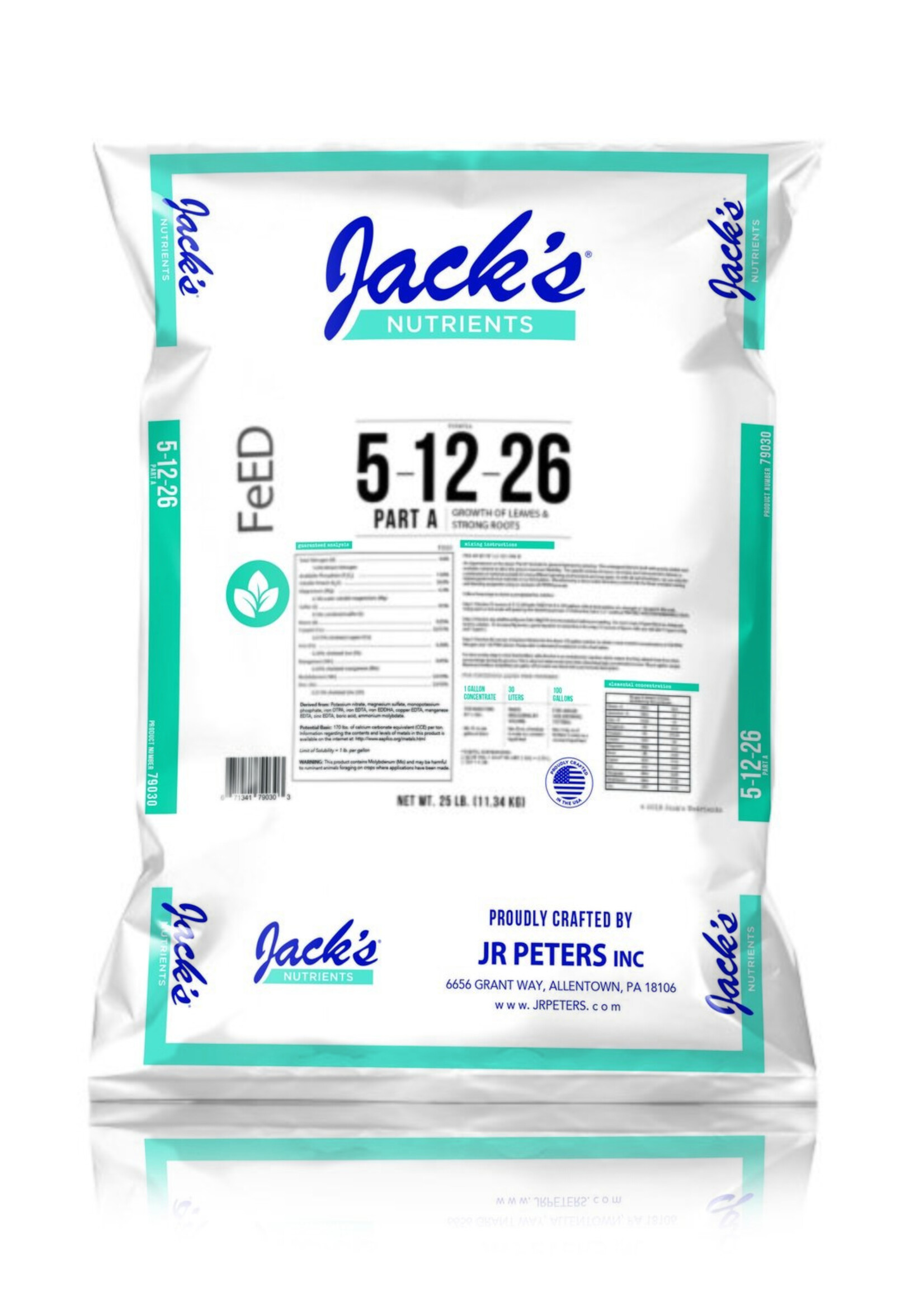 Jack's Nutrients Jack's Nutrients Part A FeED 5-12-26