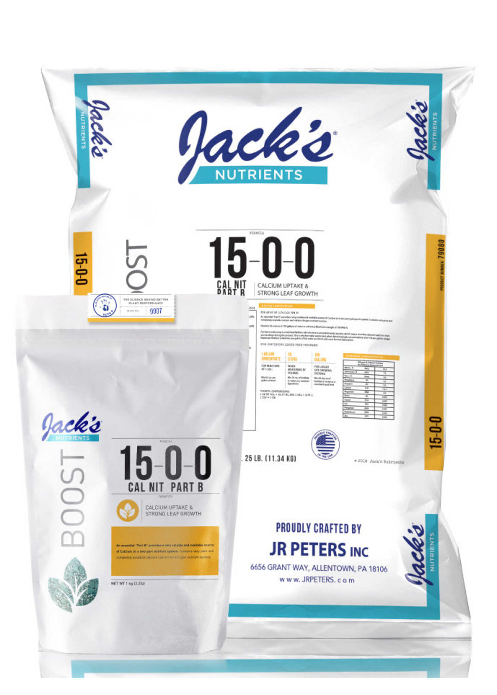 Jack's Nutrients Jack's Nutrients Part B Boost Calcium Nitrate 15-0-0