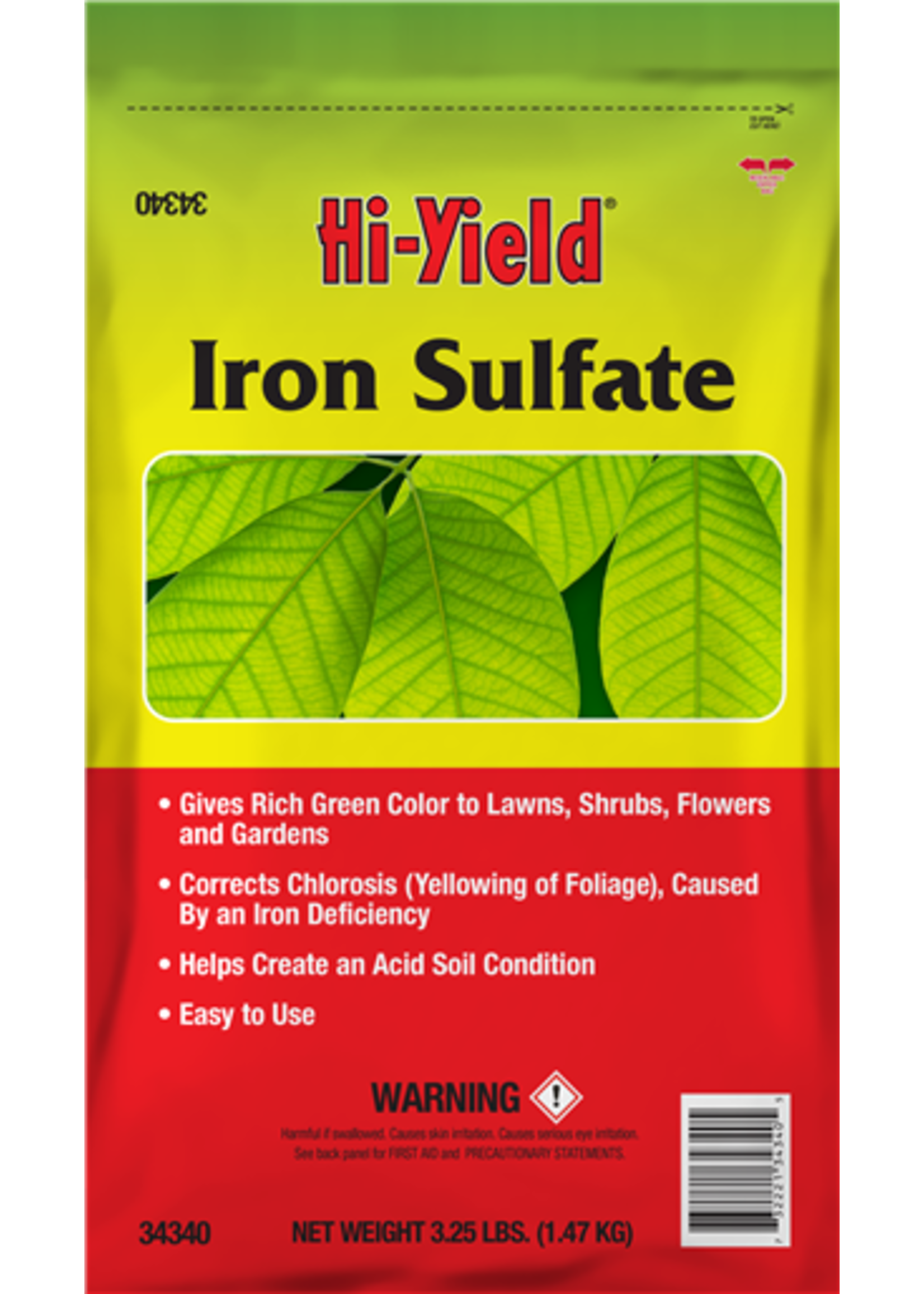 Hi-Yield Hi-Yield Iron Sulfate 3.25 lbs