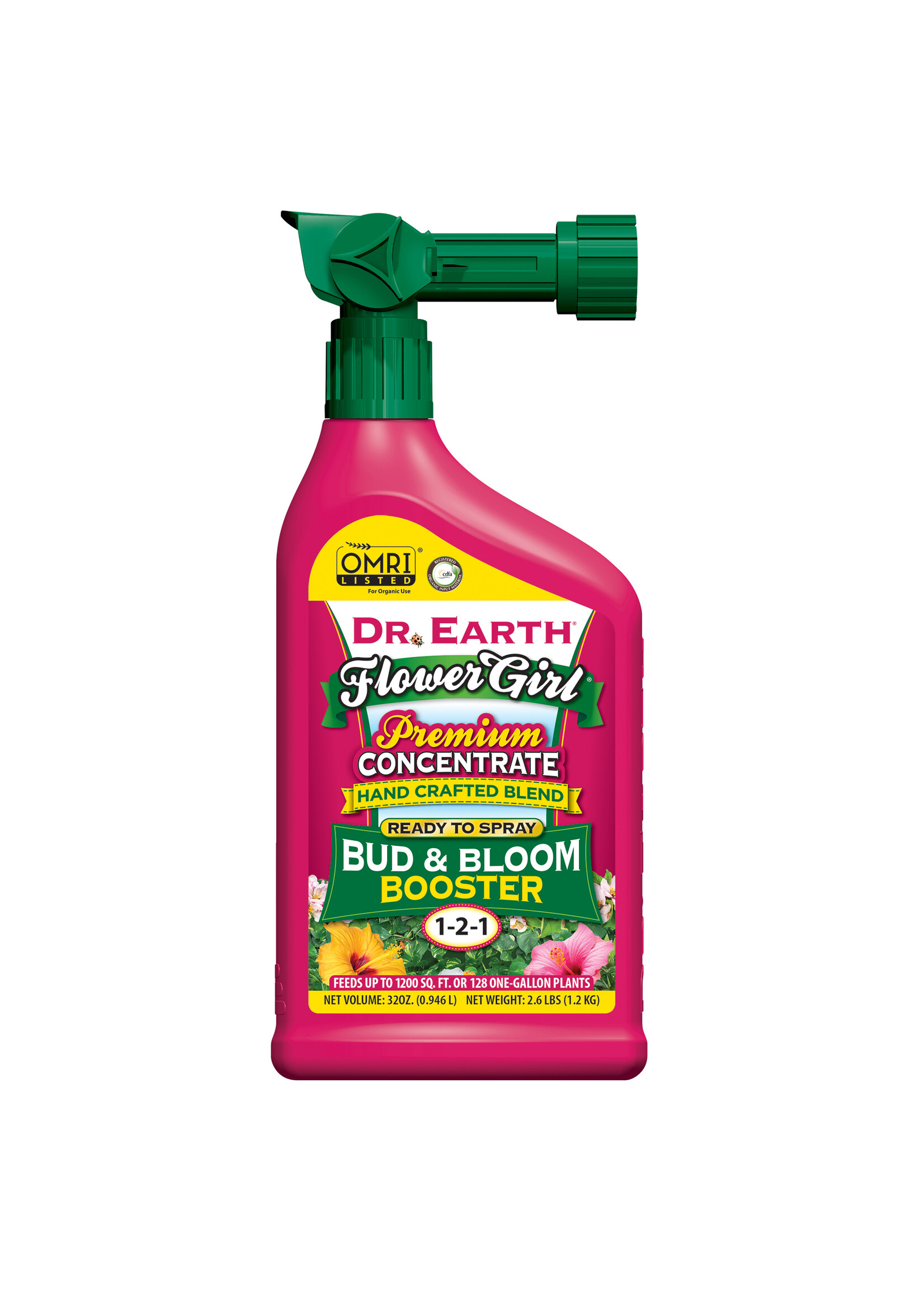 Dr. Earth Dr. Earth Flower Girl Bud & Bloom Booster Liquid 1-2-1 32OZ RTS
