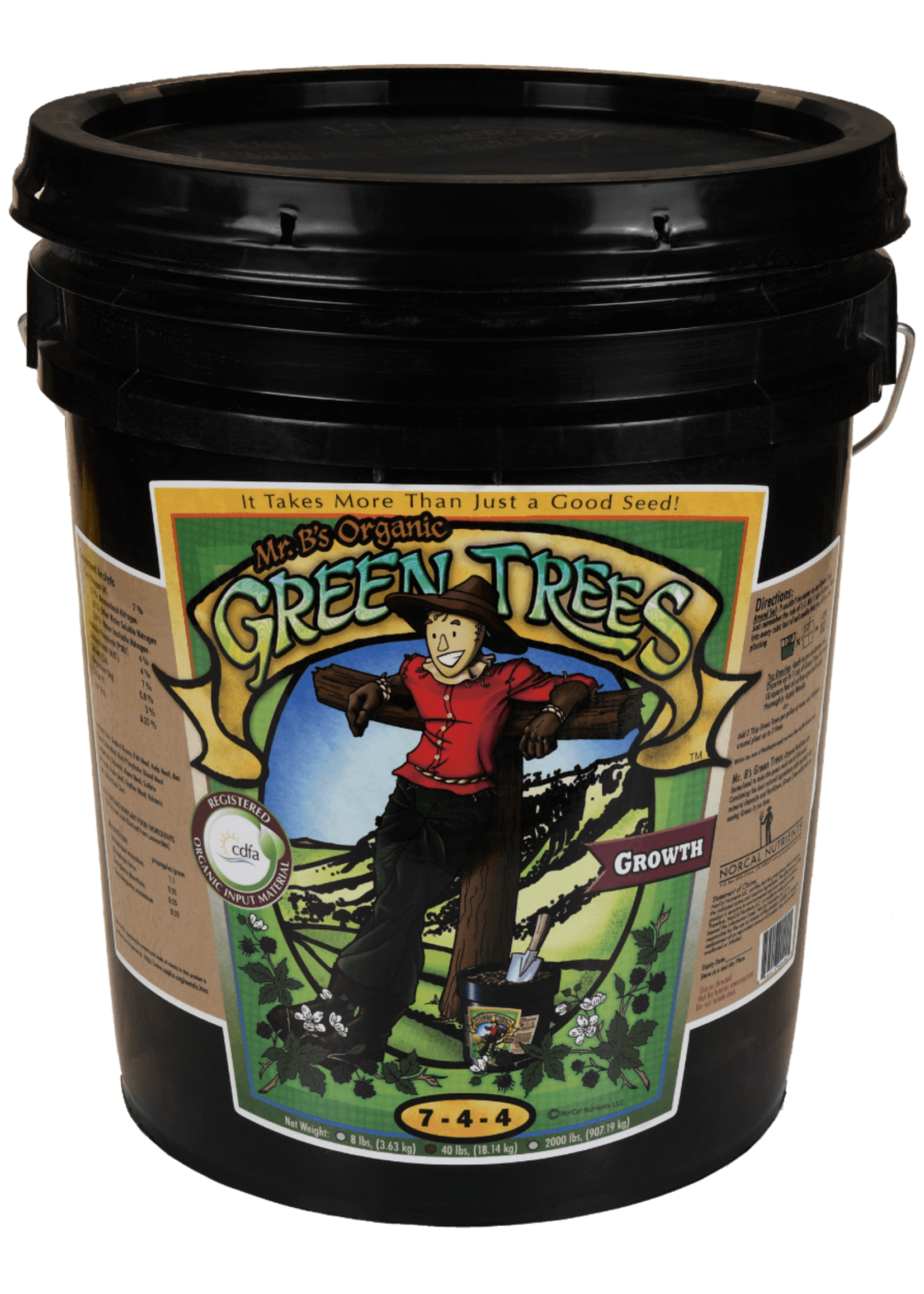 Mr B's Green Trees Mr. B's Green Trees Organic Growth 7-4-4
