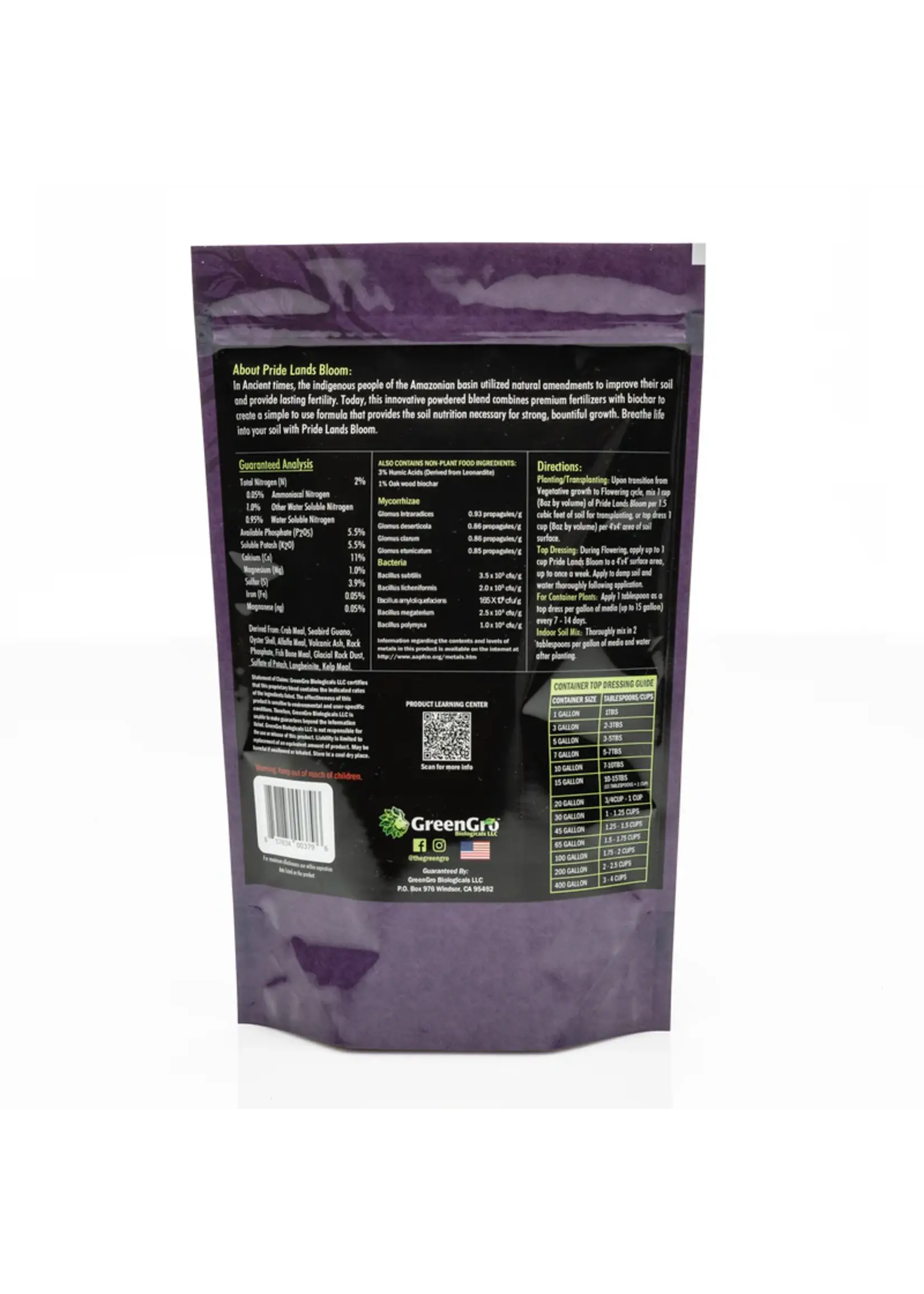 GreenGro GreenGro Pride Lands Bloom 2-5.5-5.5