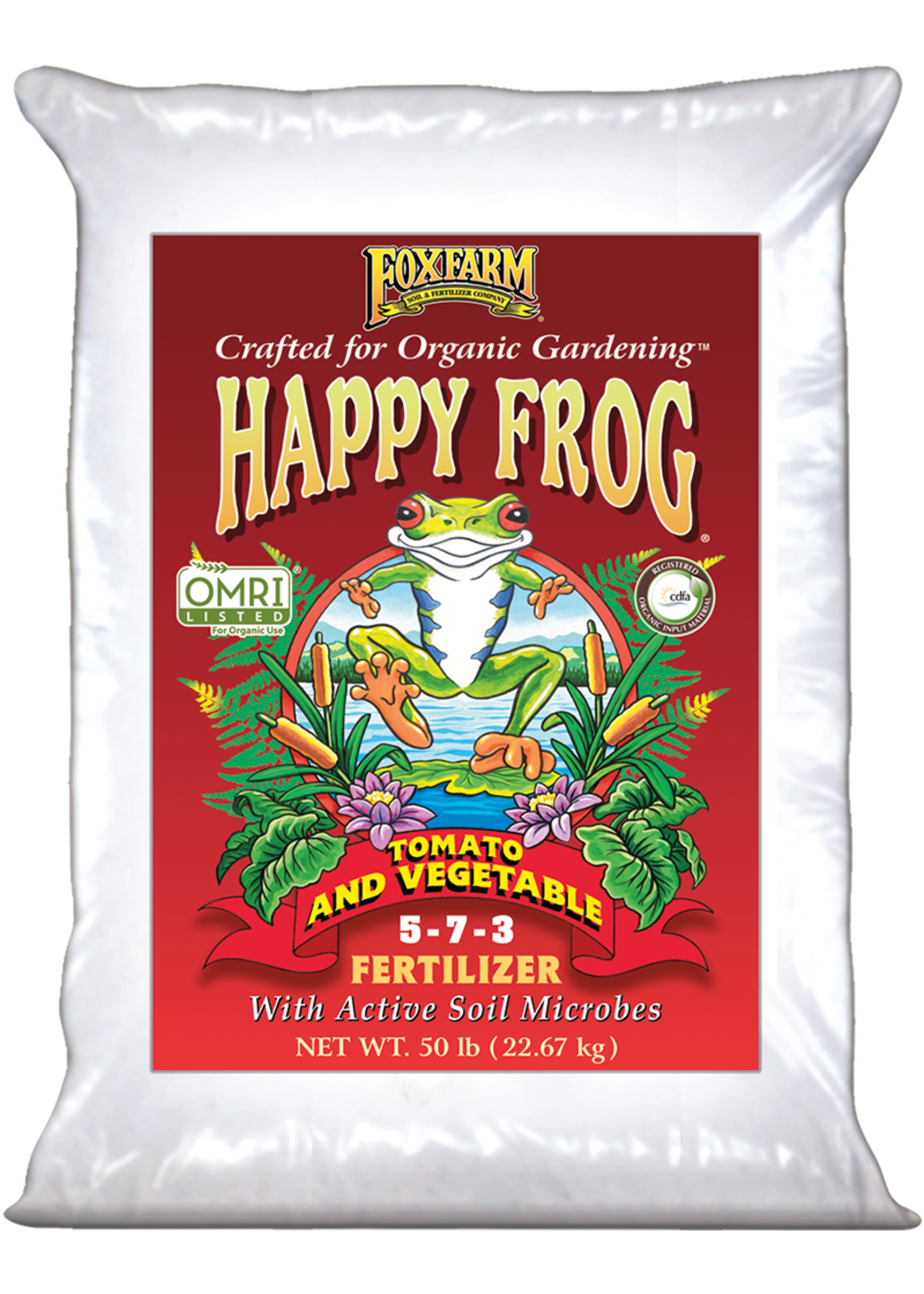 FoxFarm Happy Frog Tomato & Vegetable Fertilizer 5-7-3