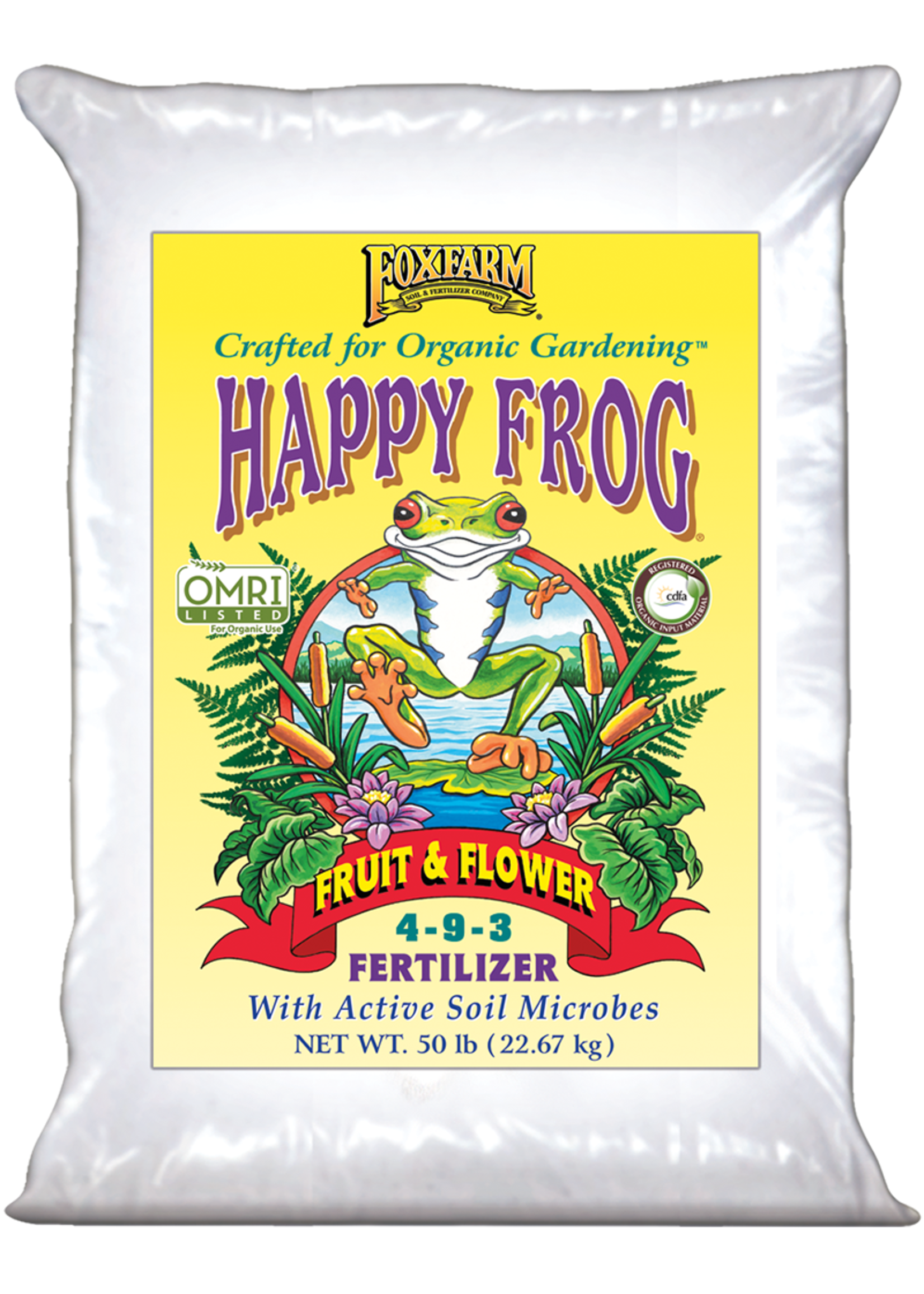 FoxFarm Happy Frog Fruit & Flower Fertilizer 4-9-3