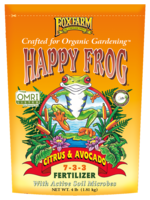 FoxFarm Foxfarm Happy Frog Citrus & Avocado Organic Fertilizer (7-3-3)  4 lbs