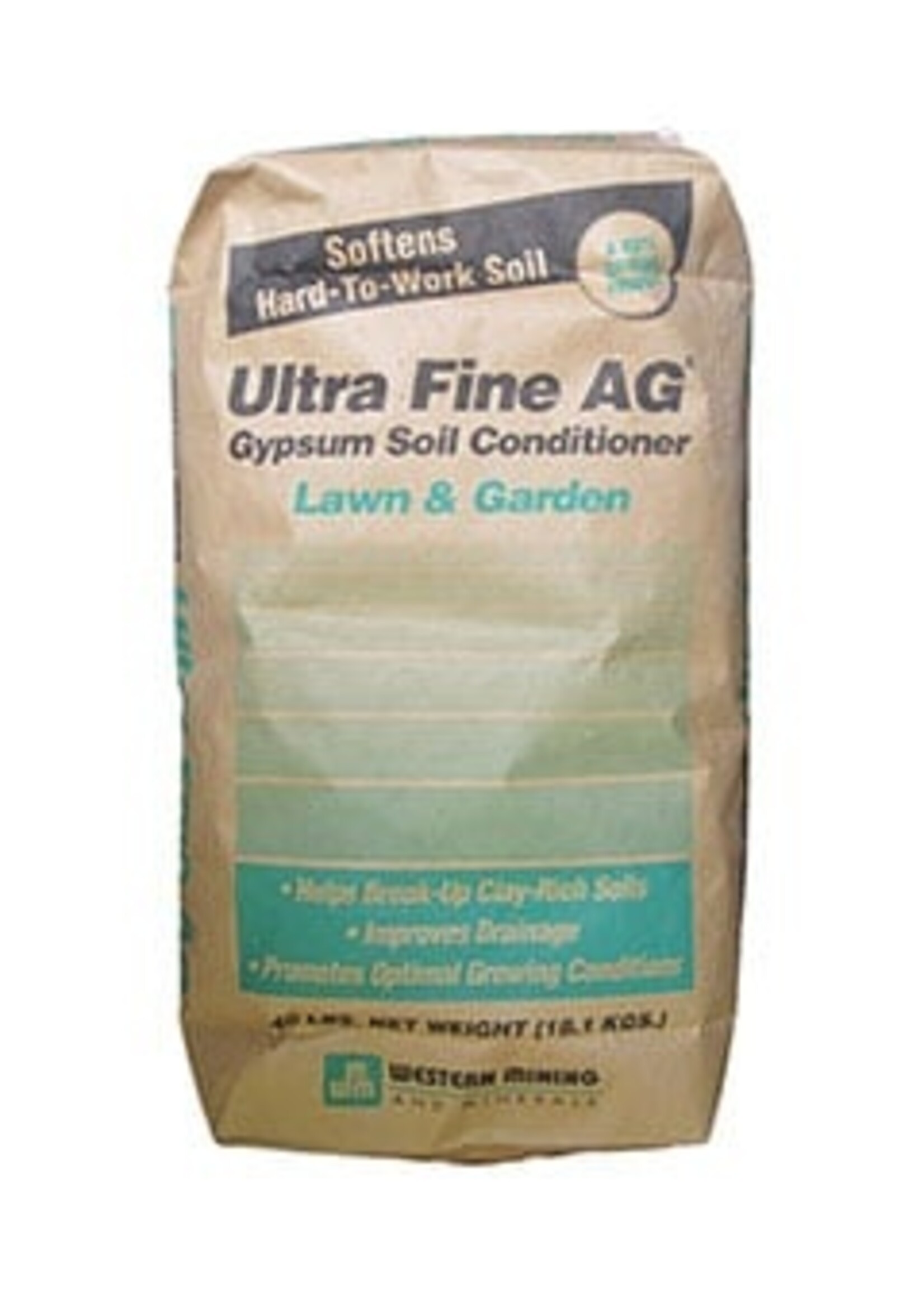 Western Mining Ultra Fine AG Gypsum Soil Conditioner 40LB
