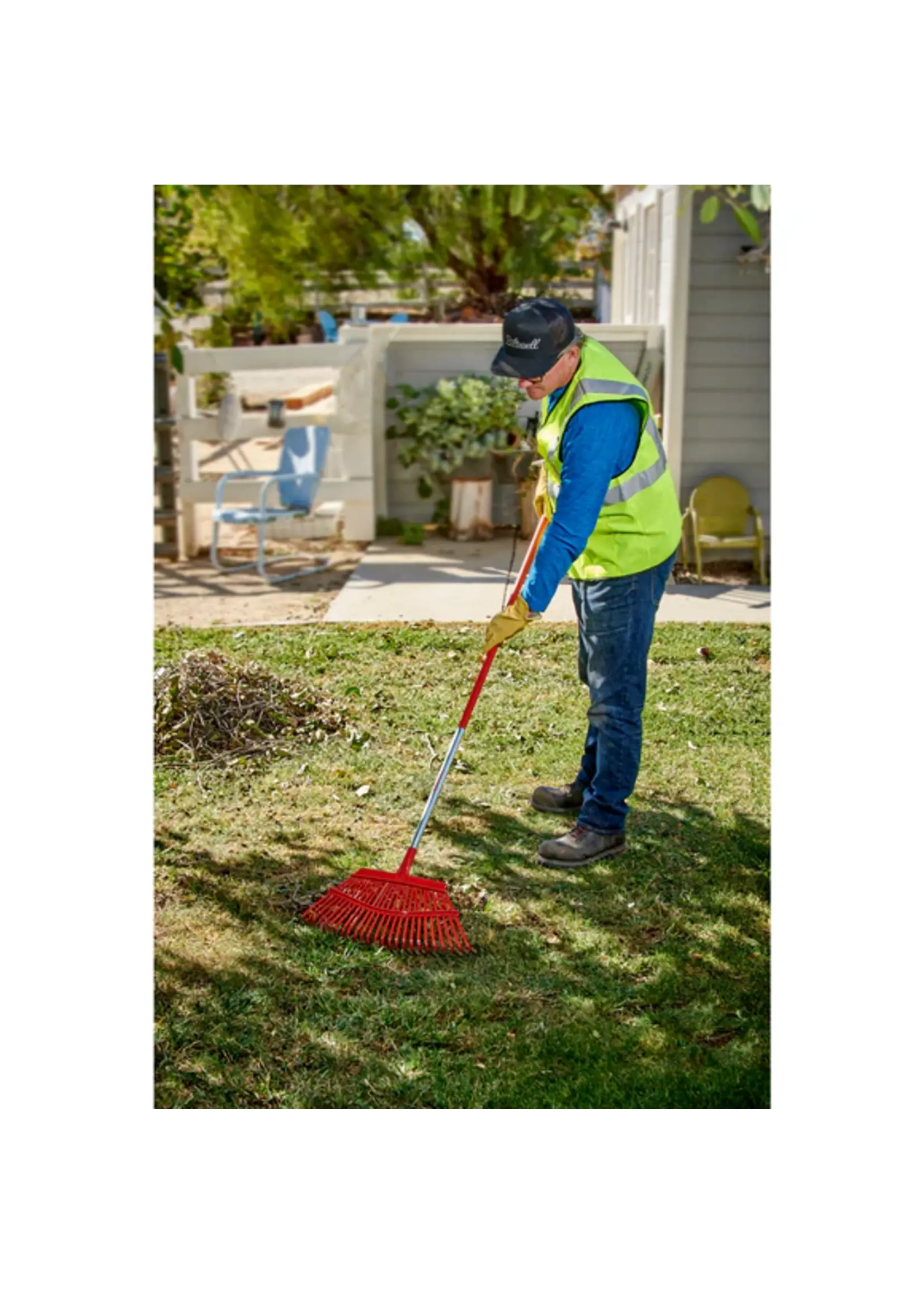 Corona Corona 19 Inch Leaf Rake with Aluminum Handle