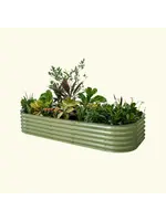 Vego Garden Vego Garden 17 Inch Tall 10-In-1 Modular Raised Bed Olive Green
