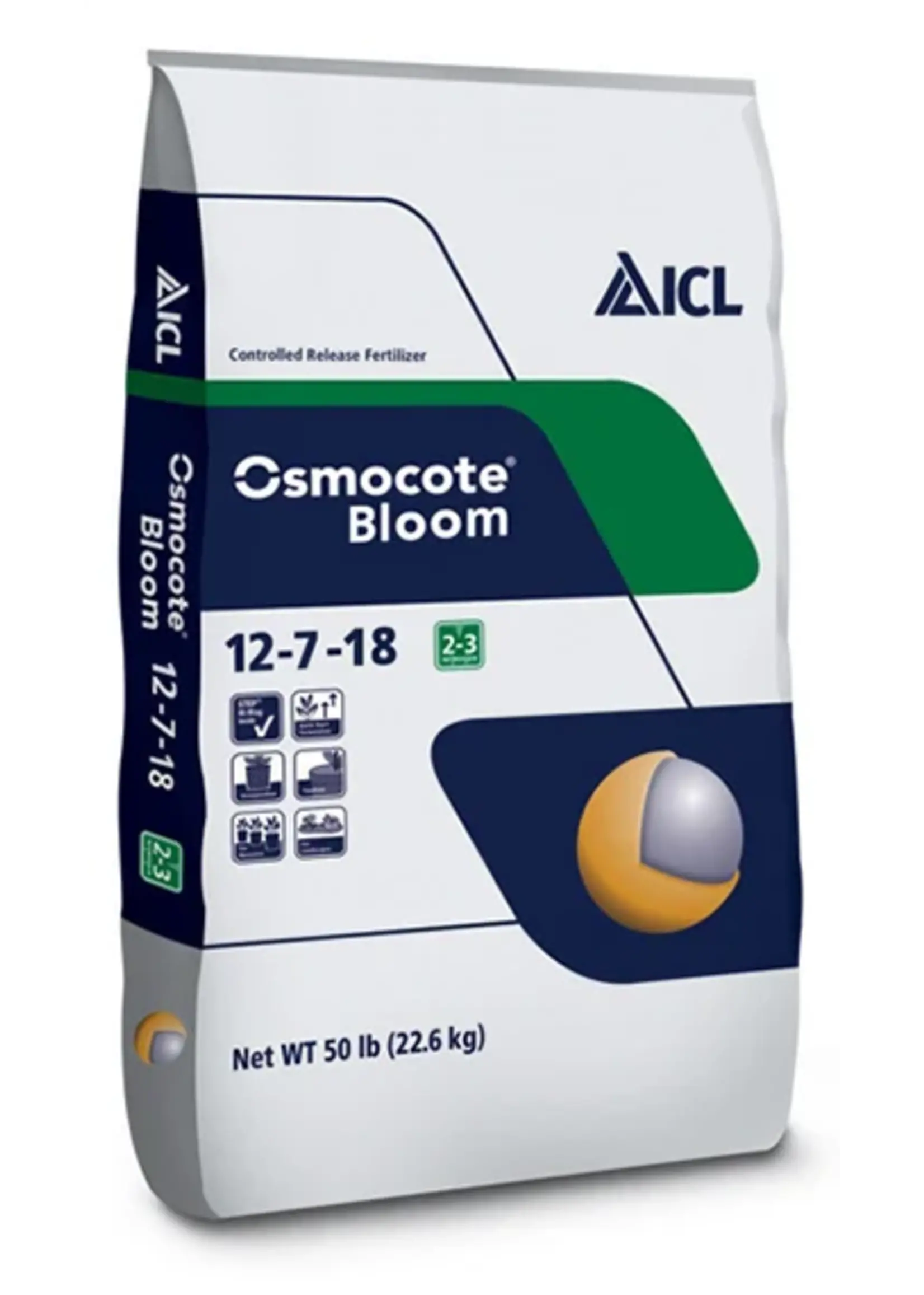 ICL Osmocote Bloom 12-7-18 (2-3 Month) - 50LB
