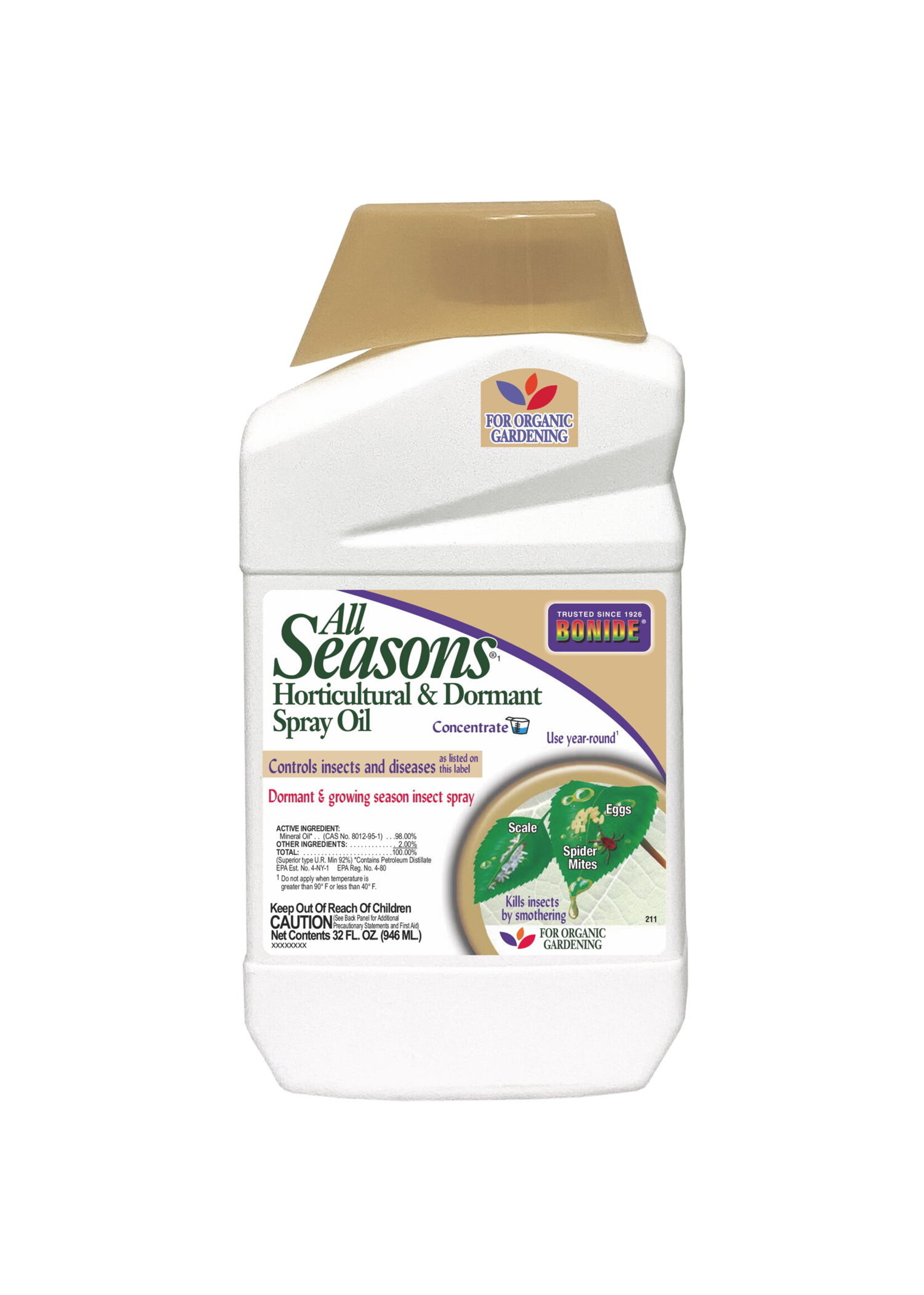Bonide Bonide  All Seasons Horticultural Oil  1Quart