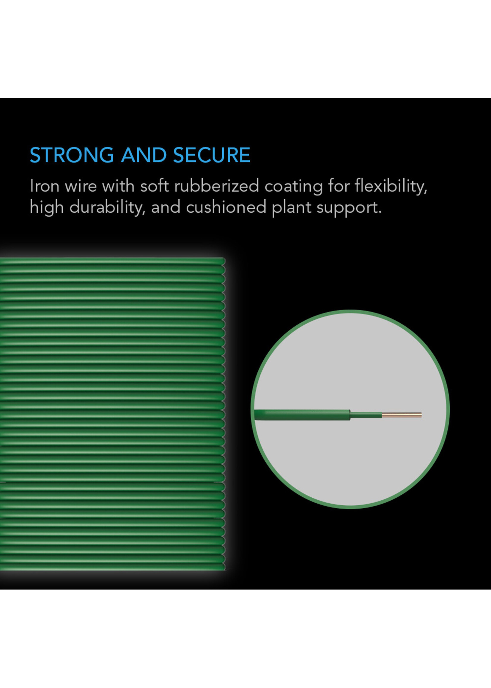 AC Infinity Thick Heavy Duty Soft Twist Tie 10M